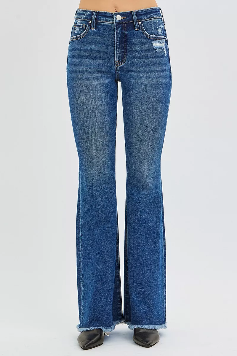 RISEN High Rise Flare Jeans - Image 3