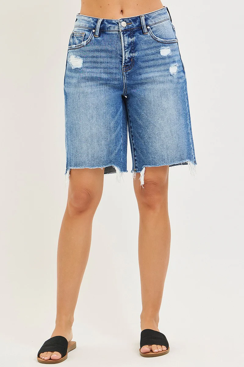 RISEN Tummy Control Slouchy Bermuda Shorts - Image 2