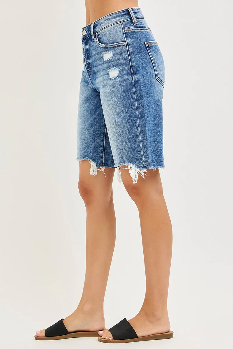 RISEN Tummy Control Slouchy Bermuda Shorts - Image 5