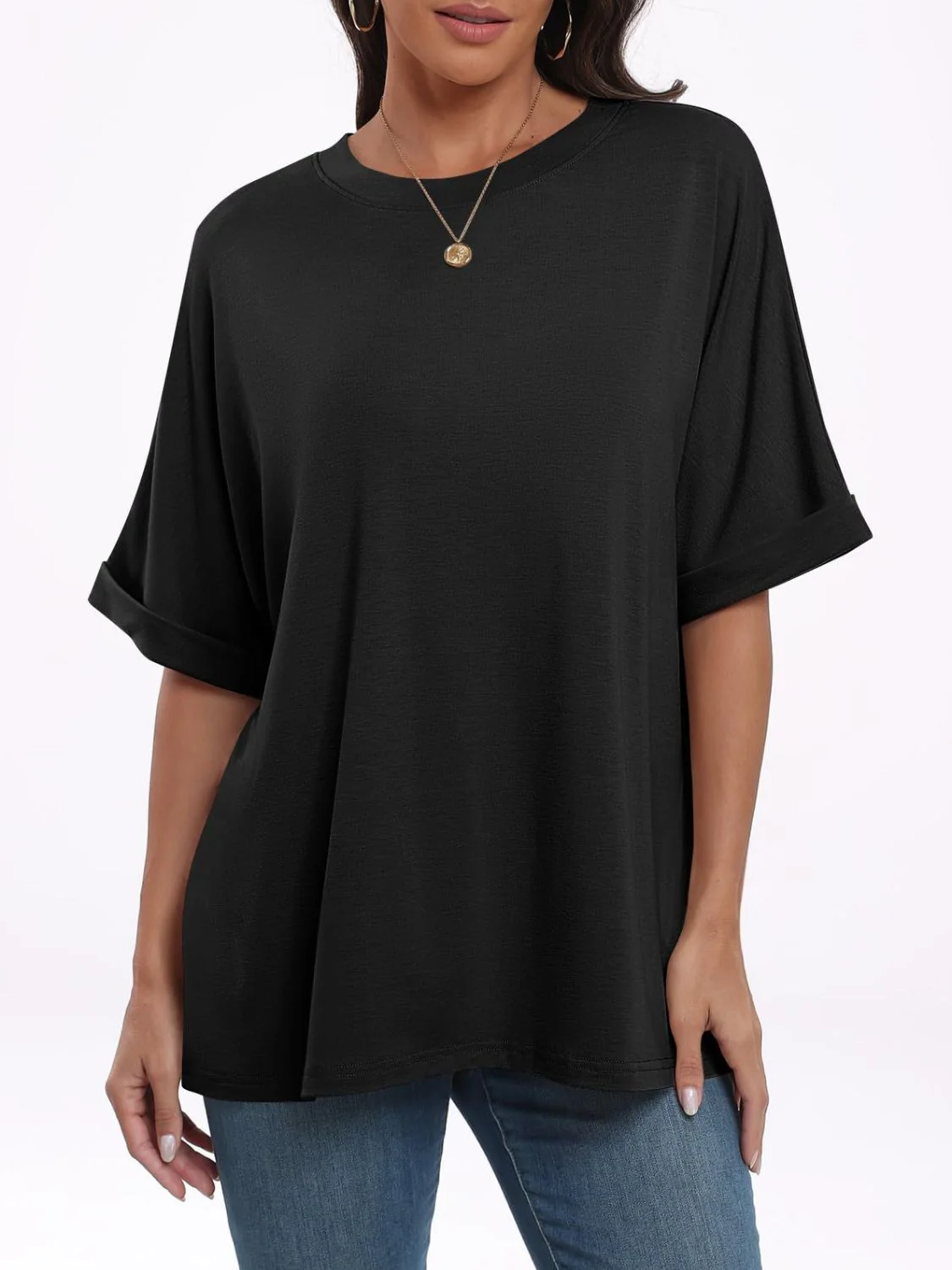 Round Neck Half Sleeve T-Shirt - Image 3
