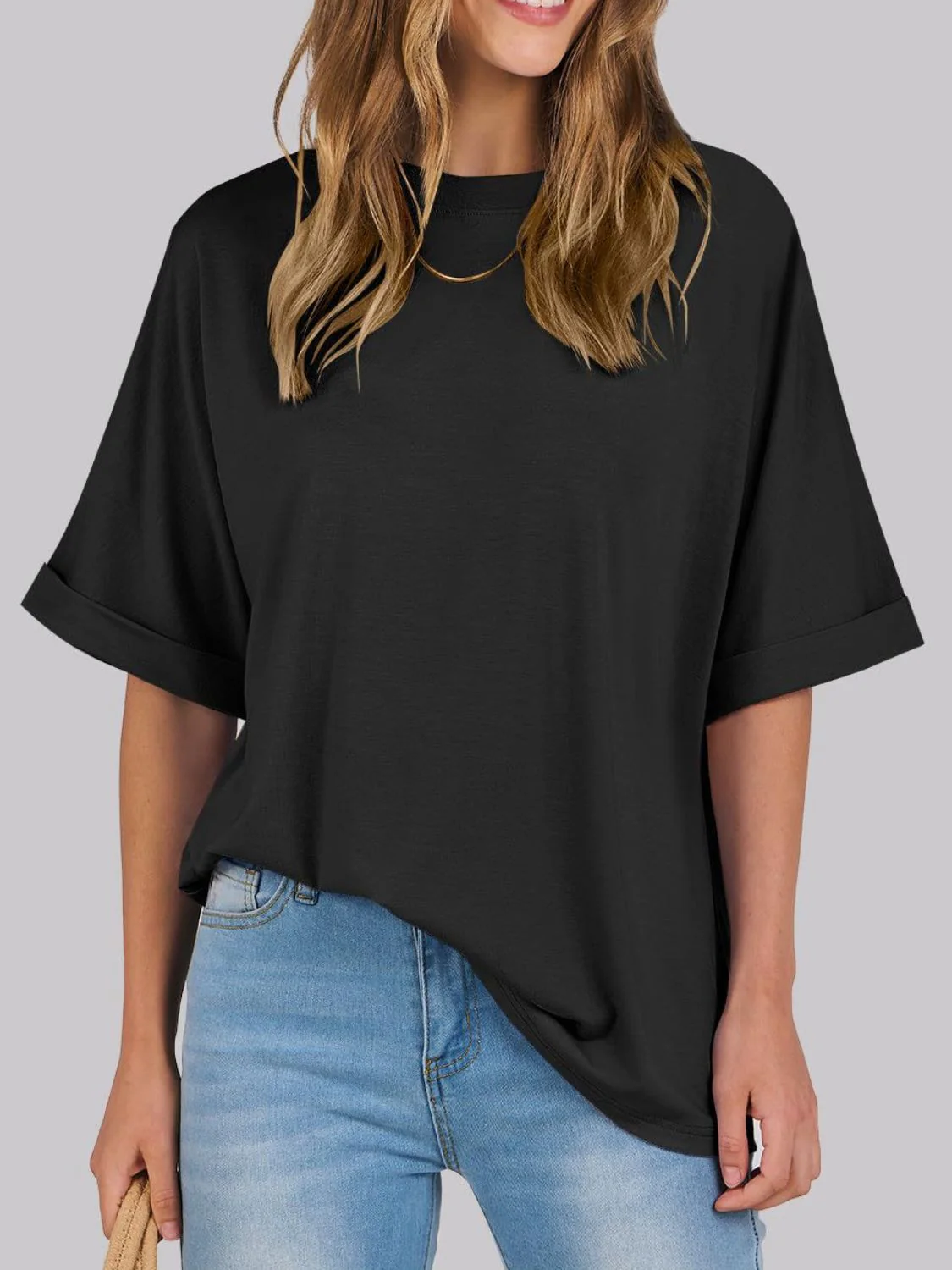 Round Neck Half Sleeve T-Shirt - Image 4