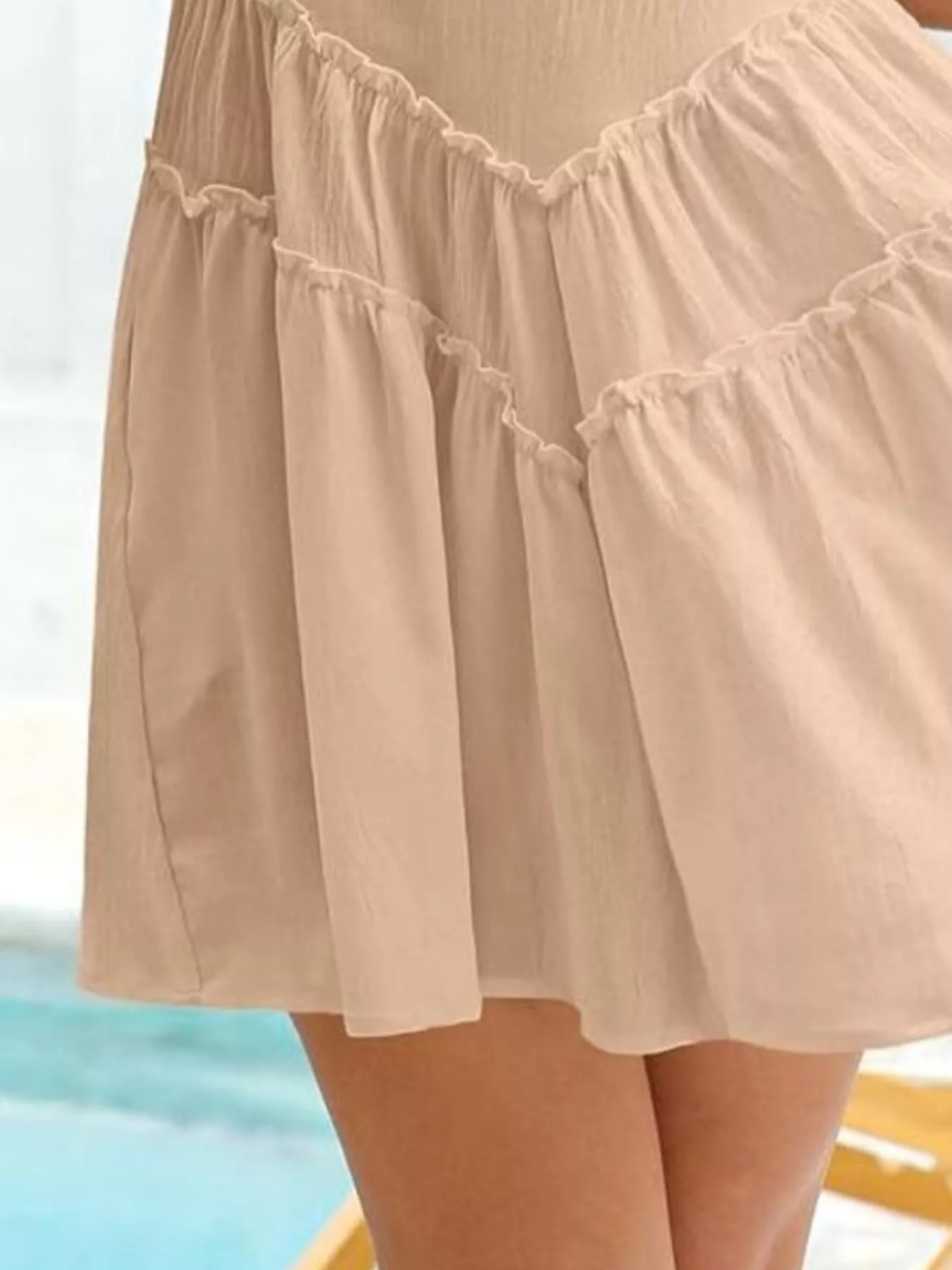 Round Neck Sleeveless Mini Dress - Image 6