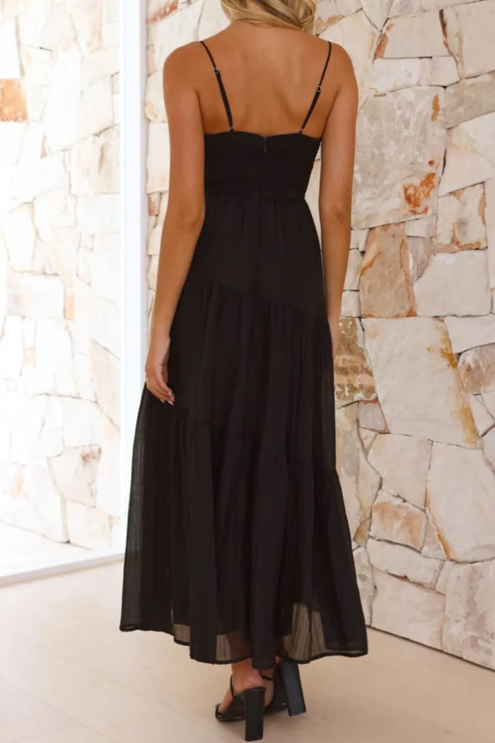 Ruched Smocked Back Cami Dress - Image 13