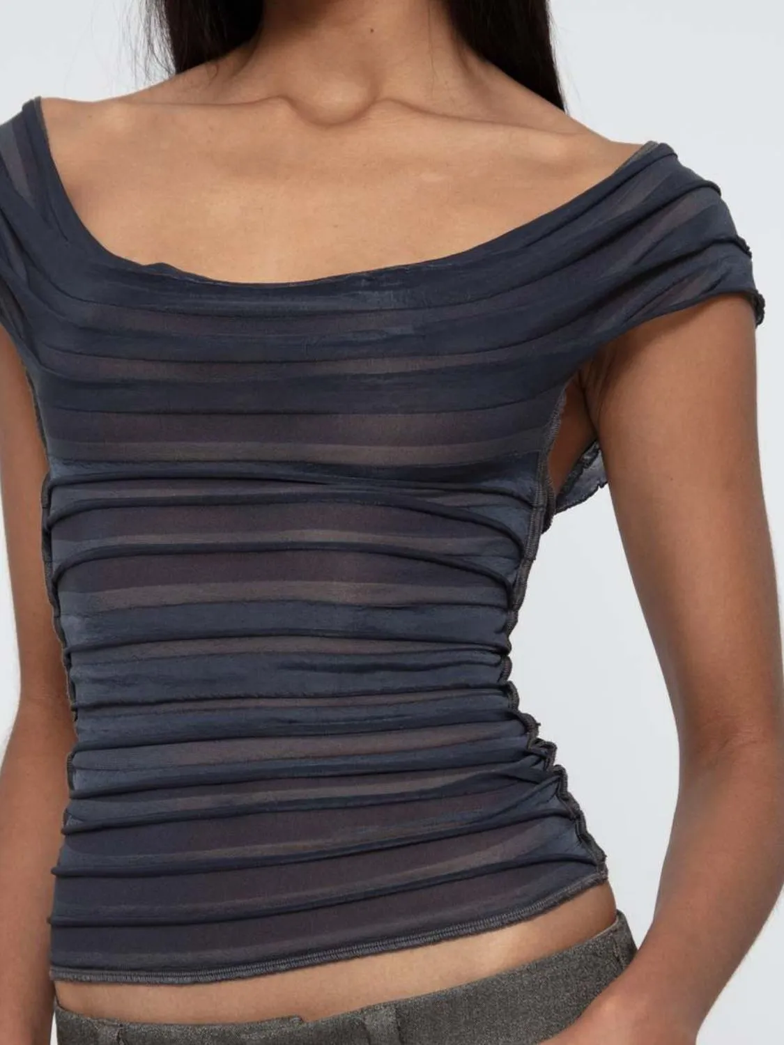 Ruched Solid Tank - Image 9