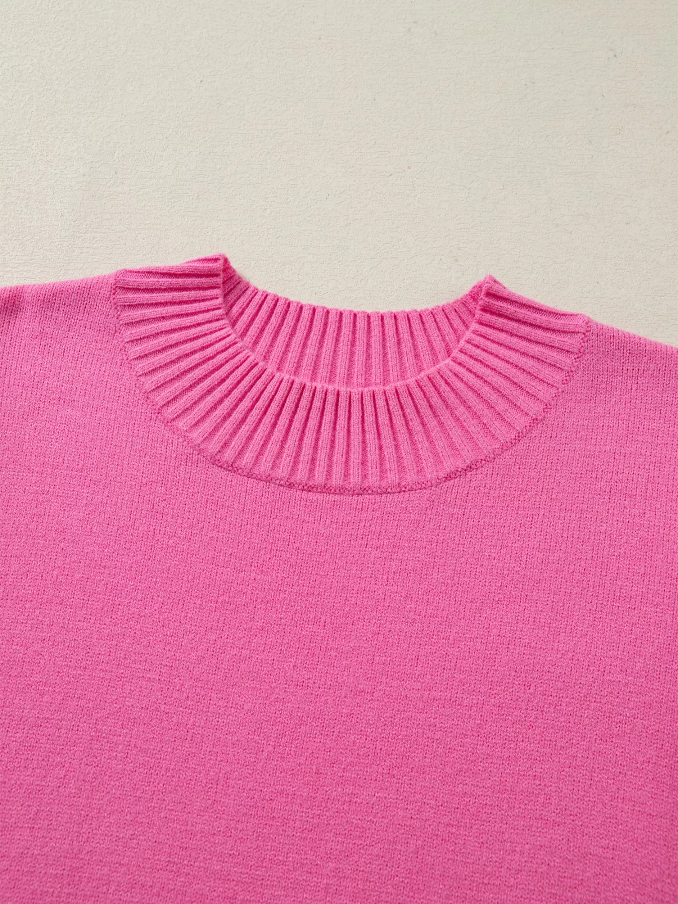 Ruffle Sleeve Round Neck Sweater - Image 8