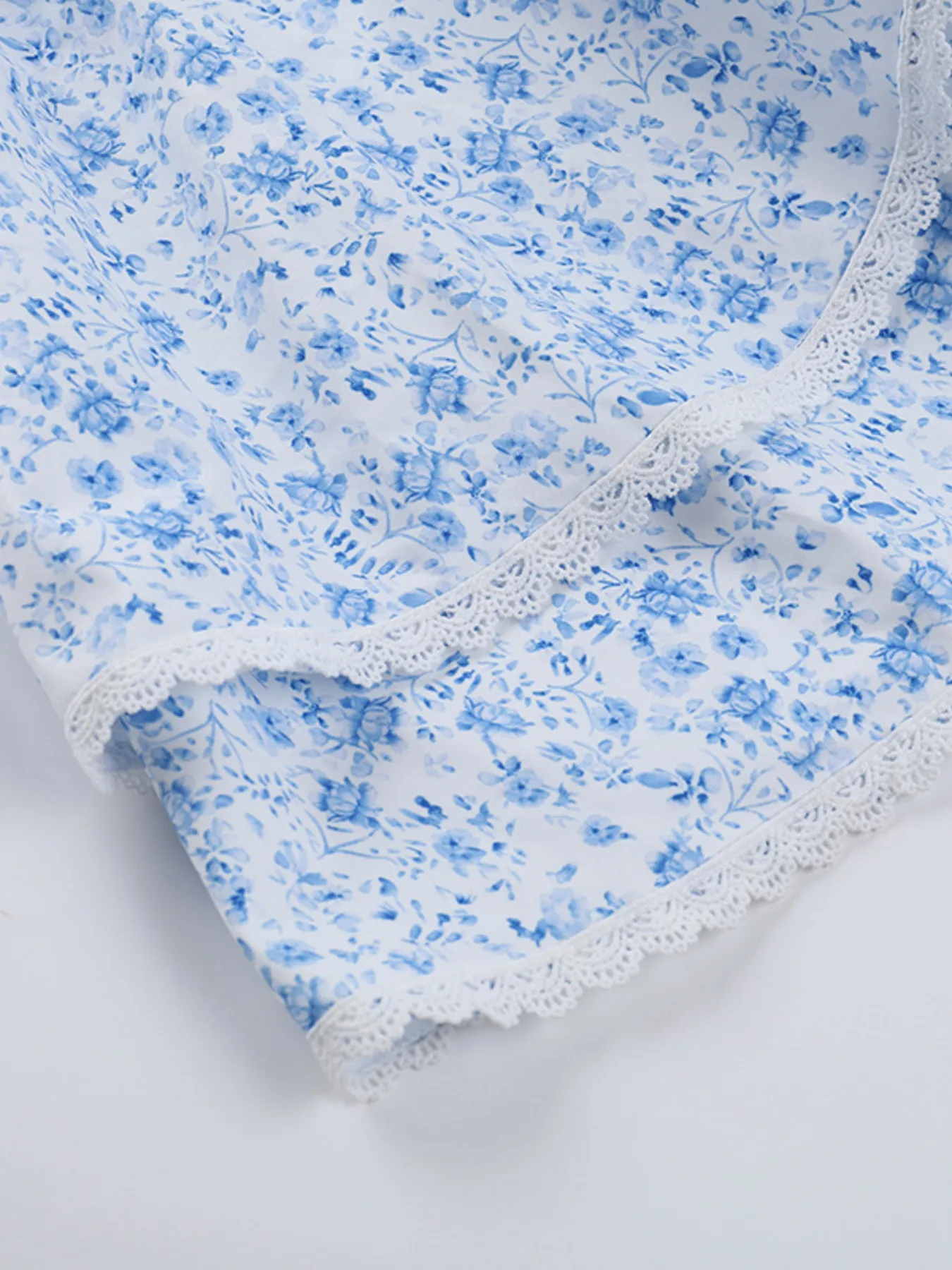 Ruffled Layered Floral Tube Mini Dress - Image 11