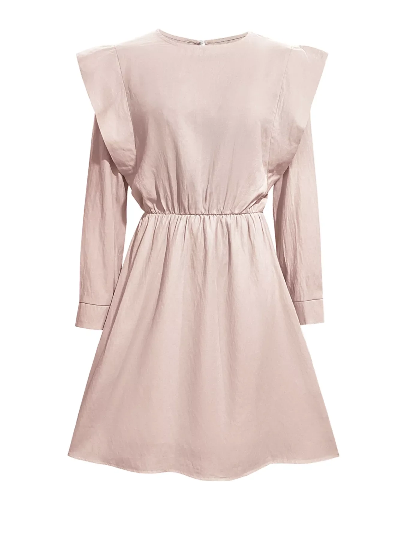 Ruffled Long Sleeve Mini Dress - Image 5