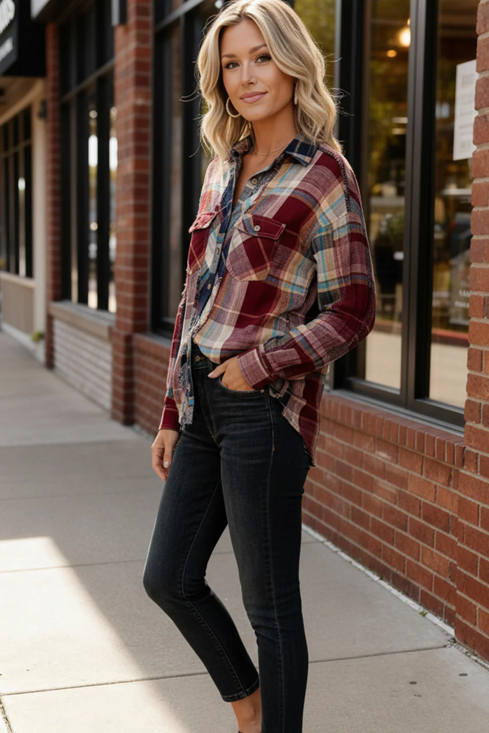 Rustic Remix Flannel Top - Image 3