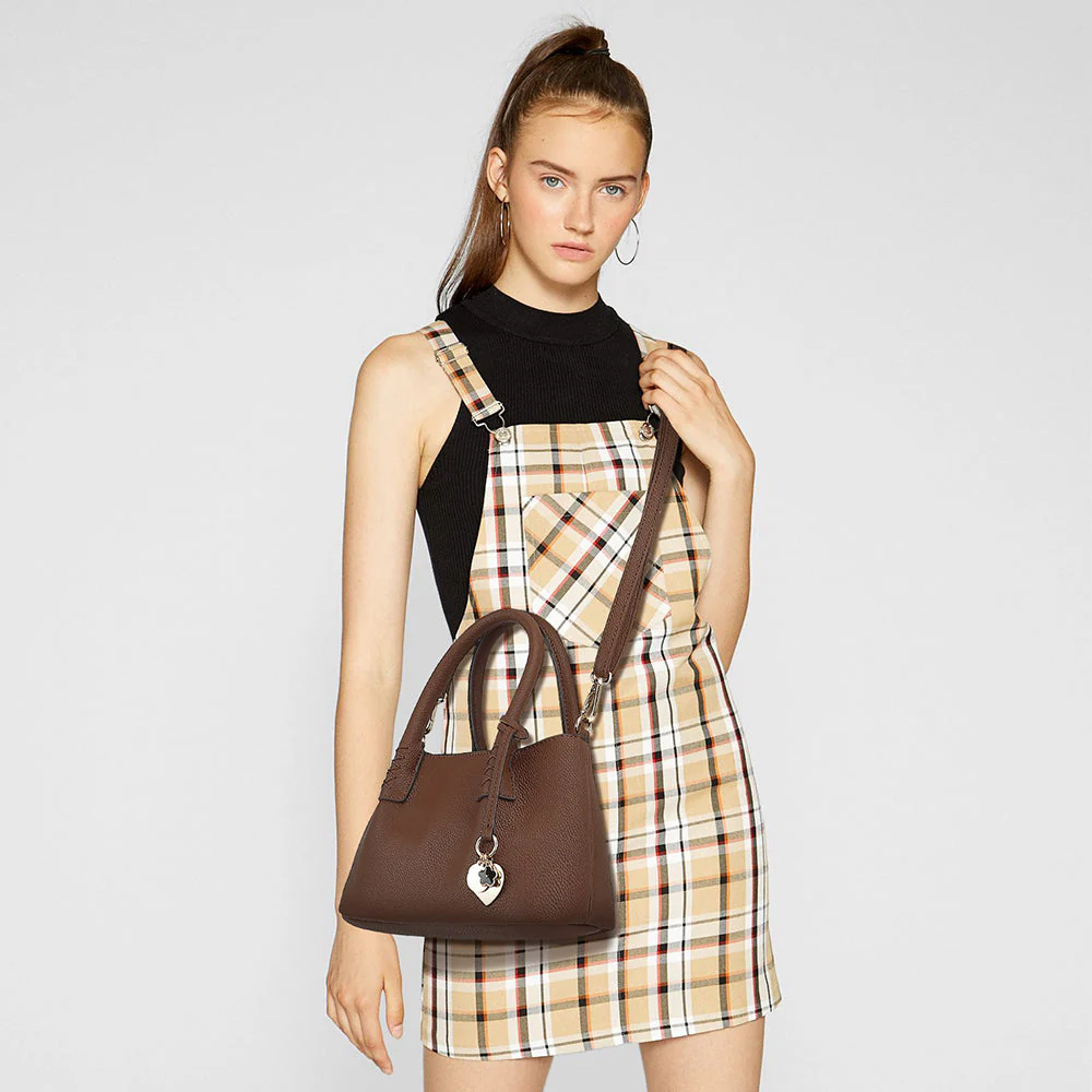 Satchel with Charm Detail - Image 7
