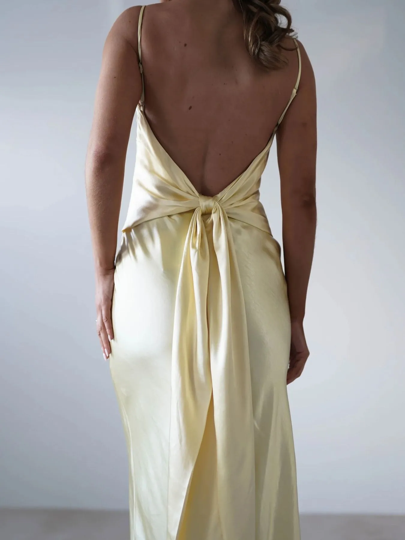Satin Backless Cami Dress - Image 13