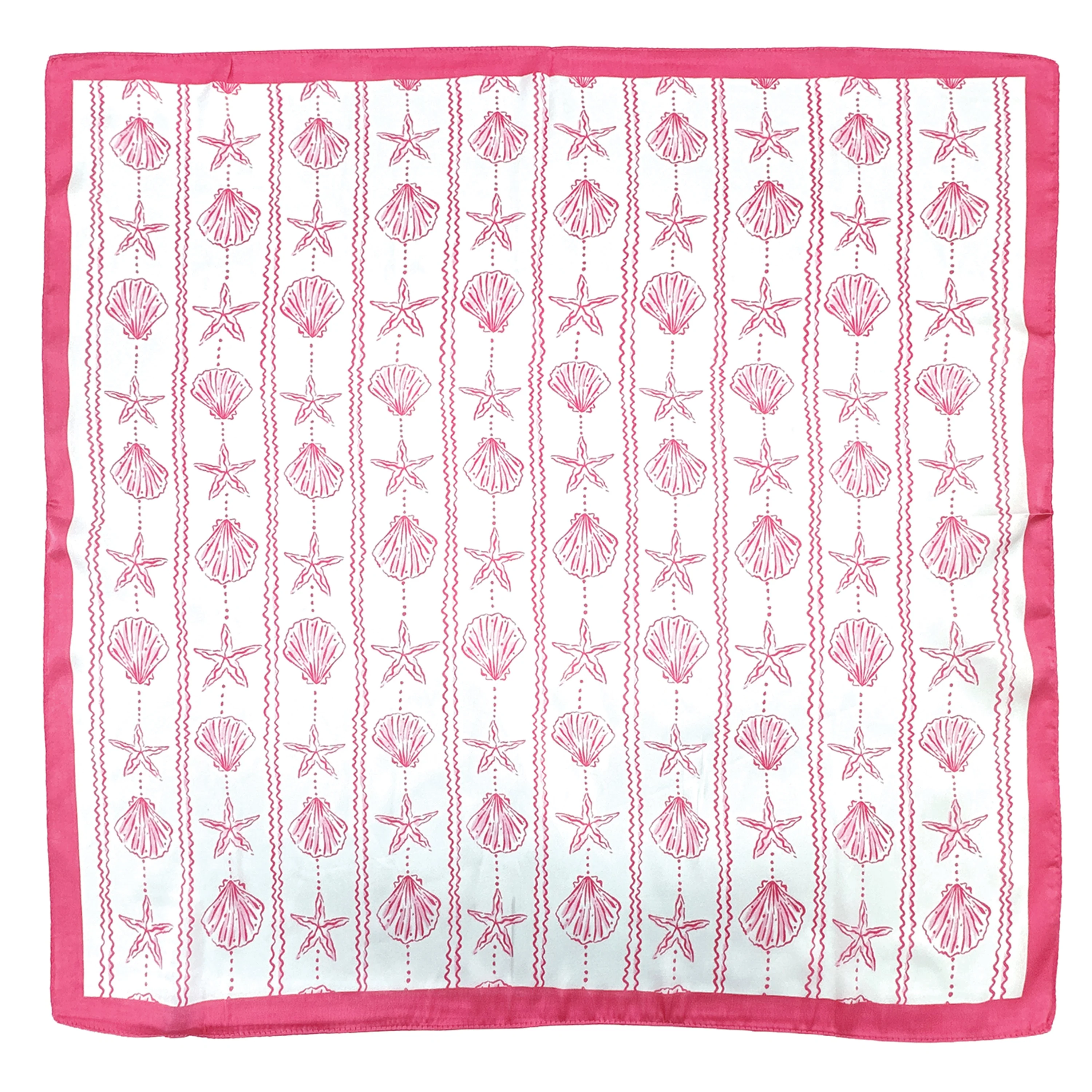 Sea Shell Print Square Scarf - Image 6