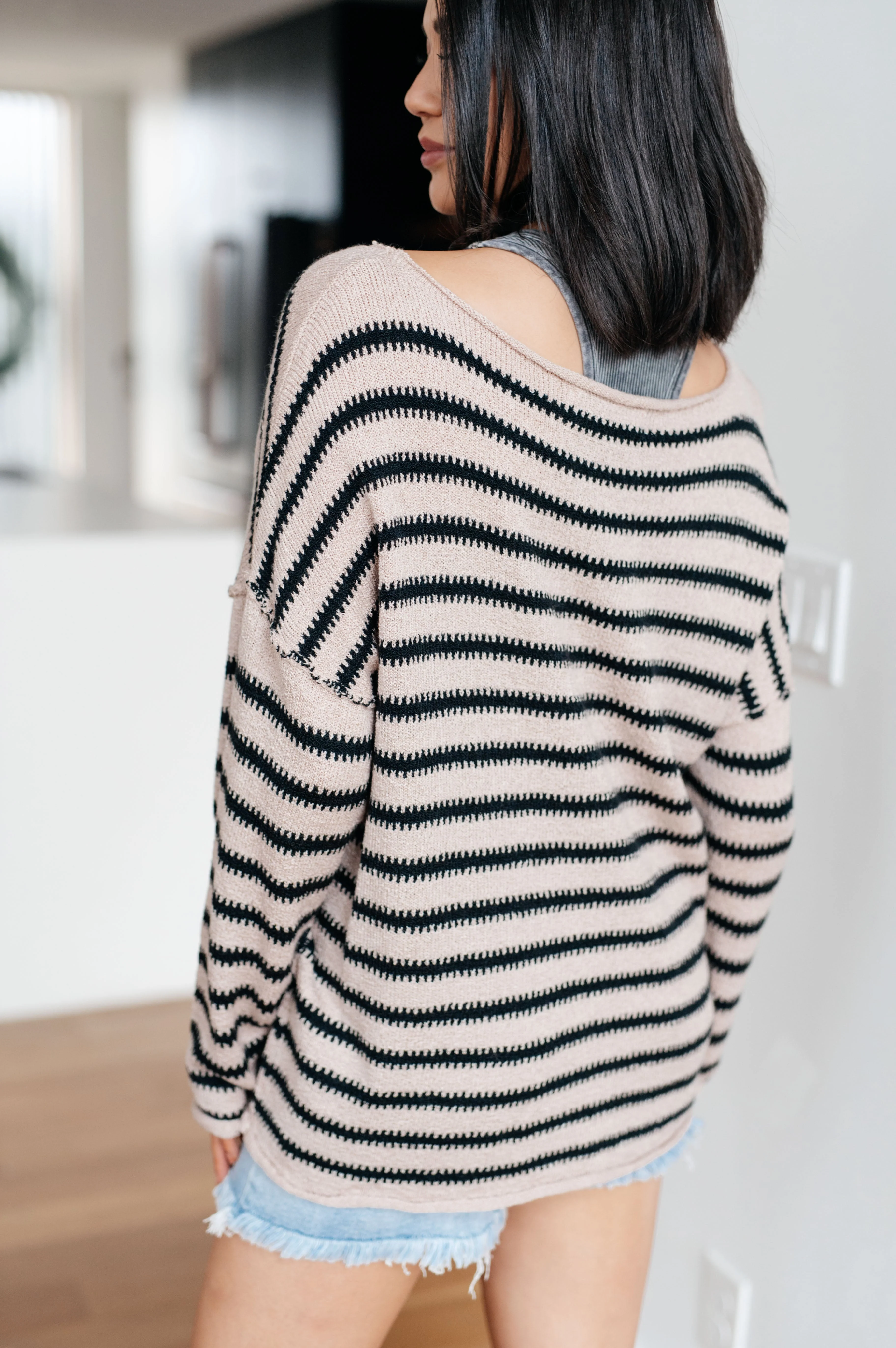 Self Assured Striped Sweater - Image 9