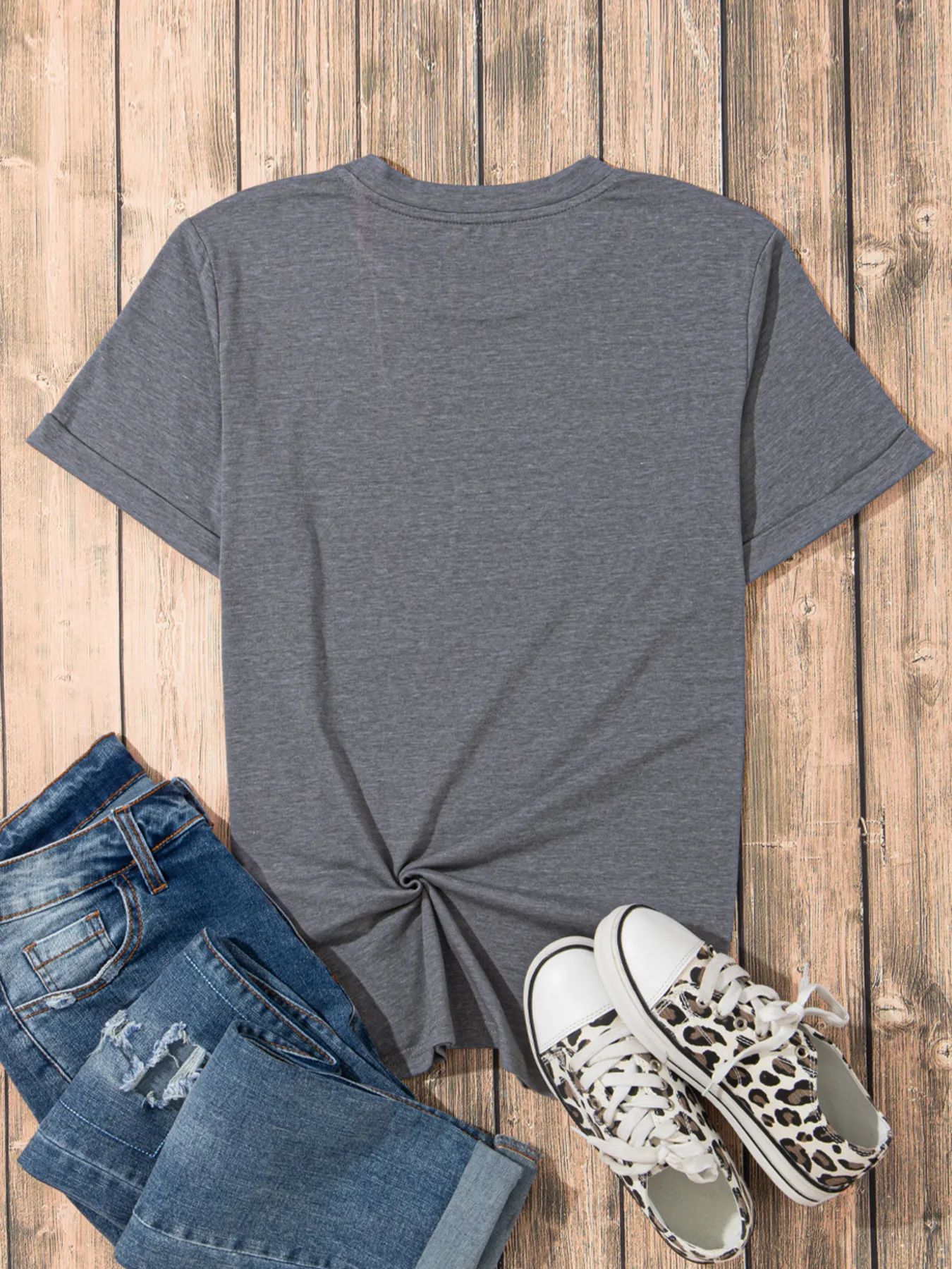 Sequin Bow Short Sleeve Tee - Image 7