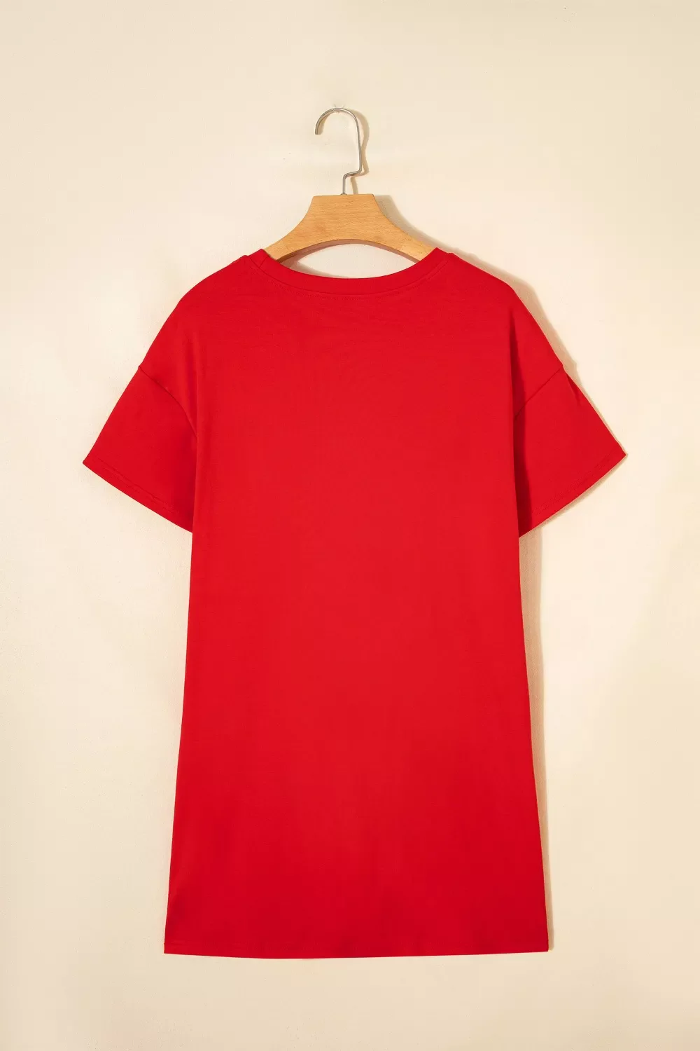 Sequin Trim Stars and Stripes Bow Patched T Shirt Mini Dress - Image 6