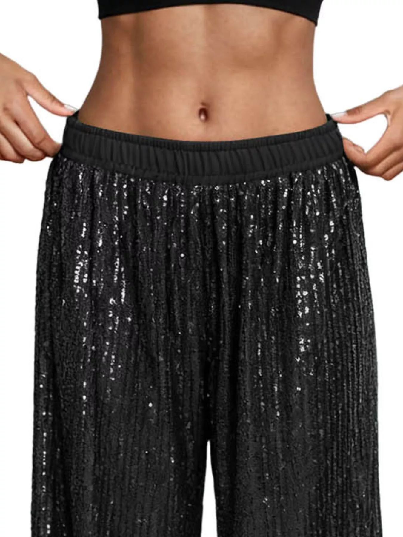 Sequin Wide-Leg Pants - Image 17