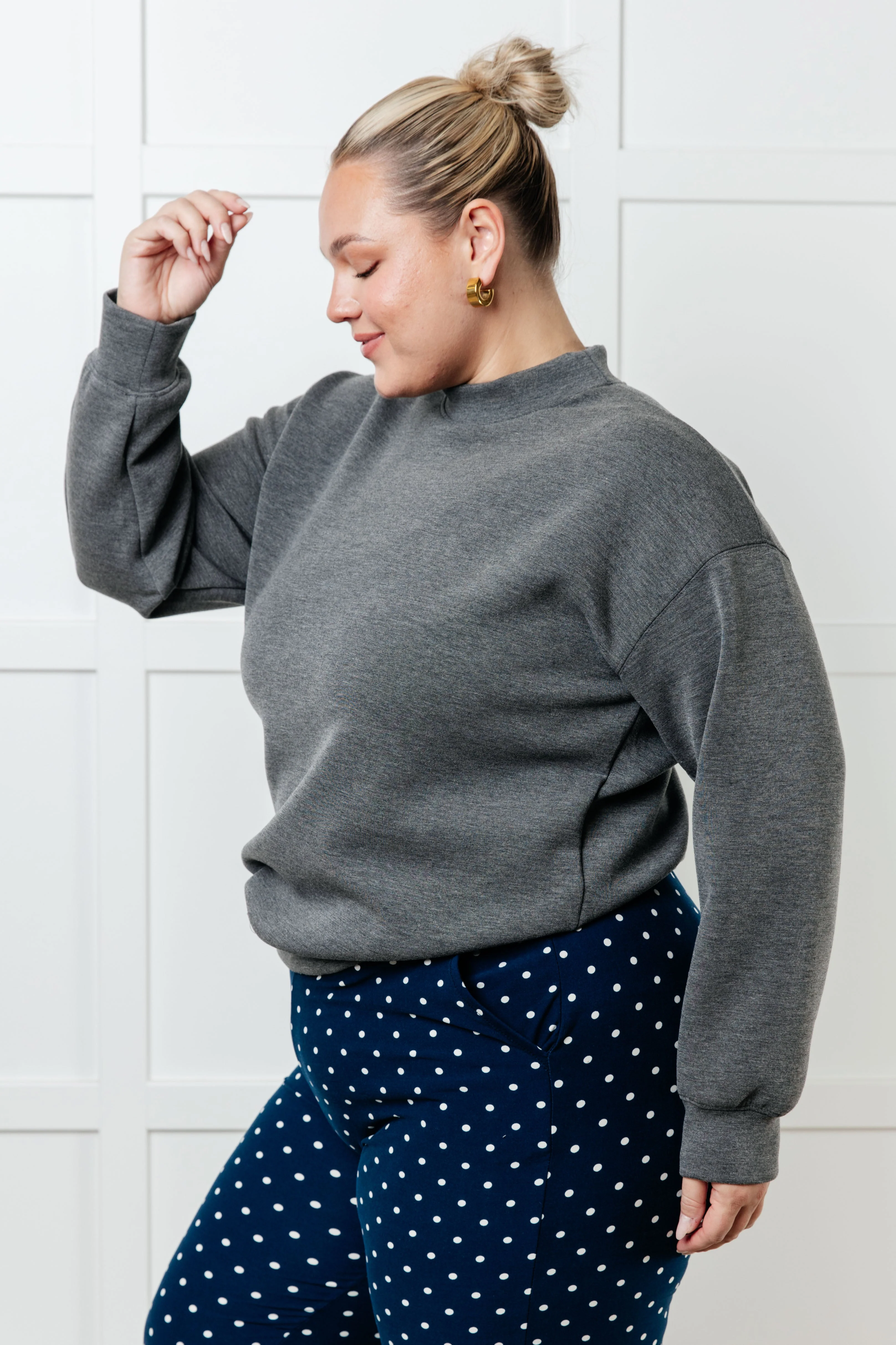 Settle In Mock Neck Sweatshirt - Image 6