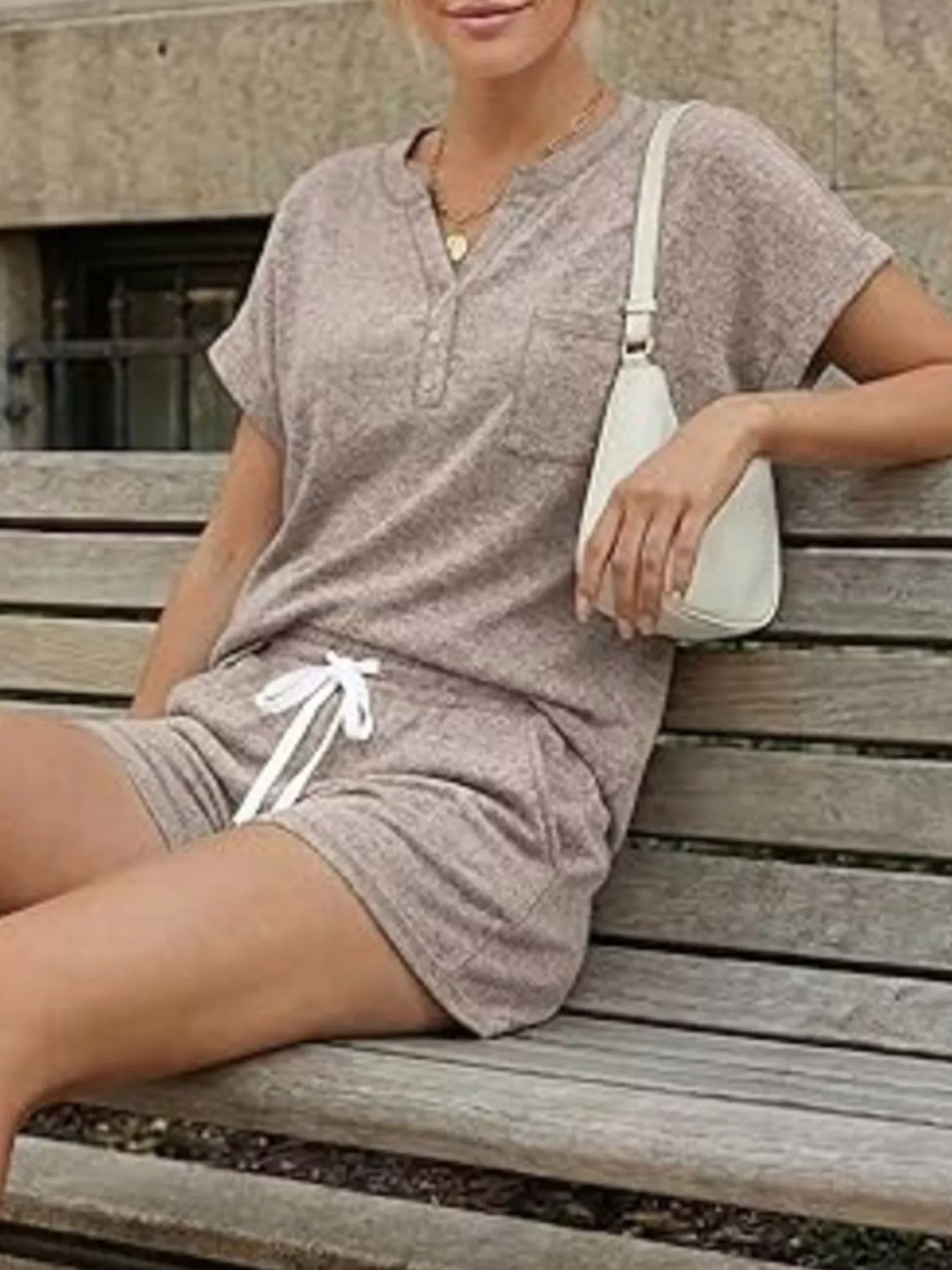 Short Sleeve Top and Shorts Set - Image 13