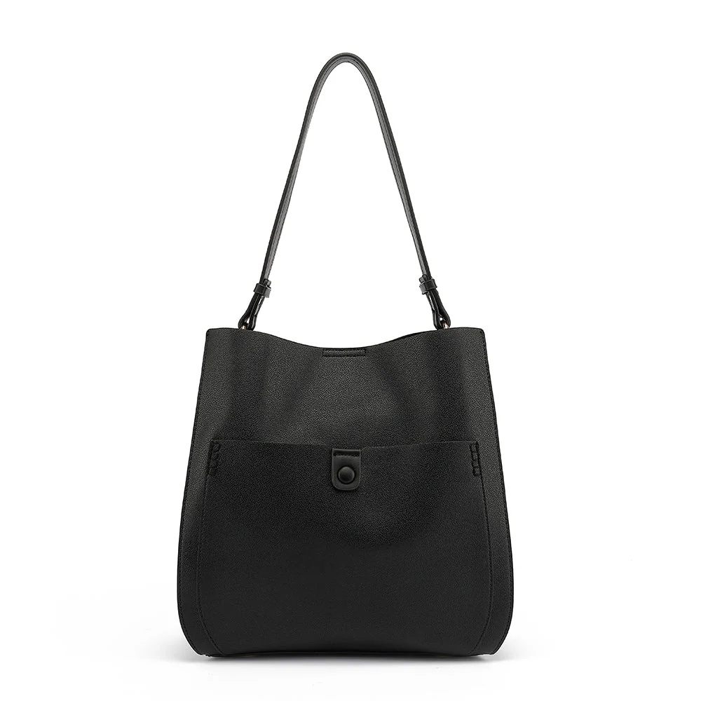 Shoulder Bag with Front Pocket - Image 2