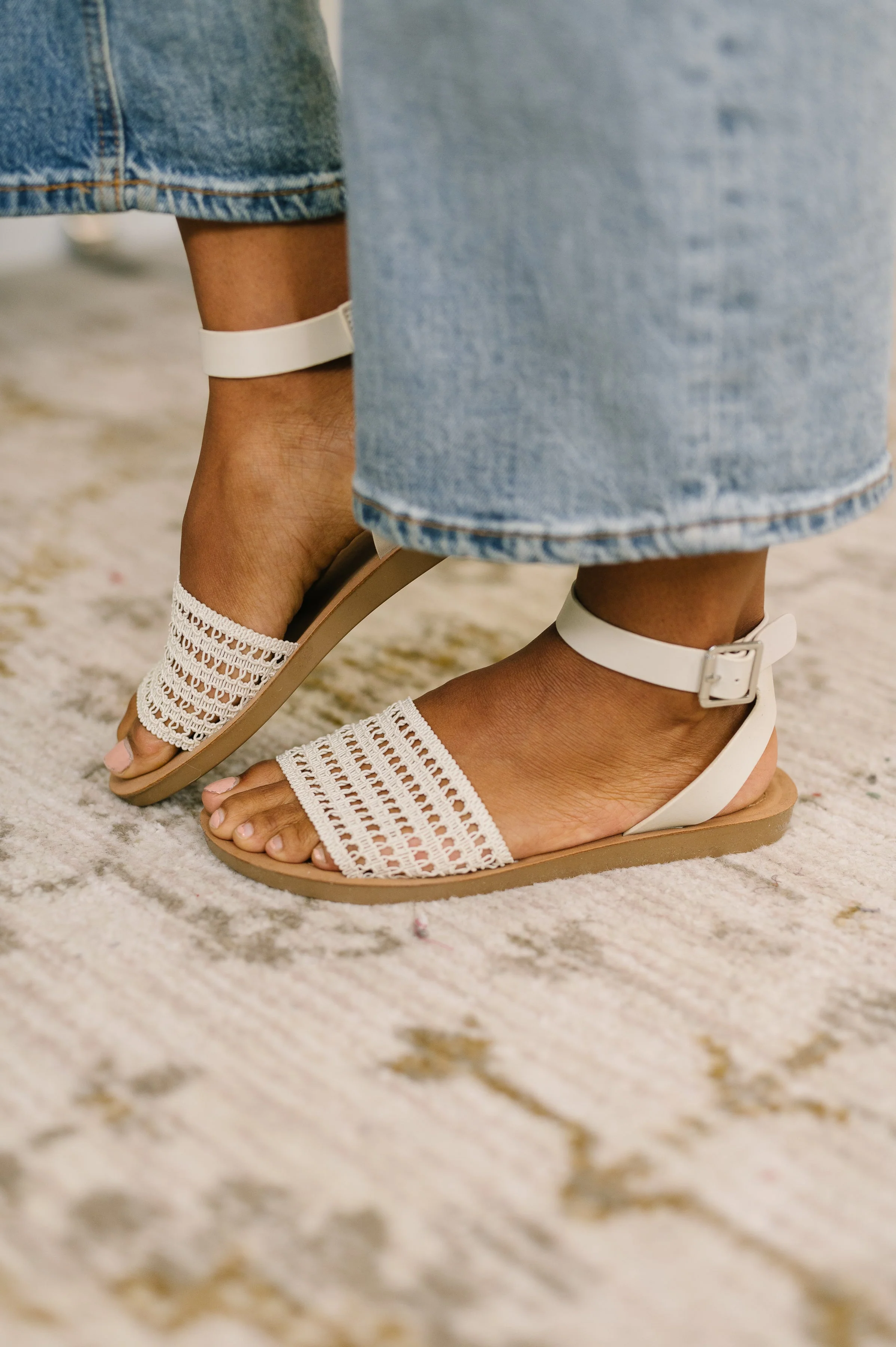 Sibley Sandal in Bone - Image 2