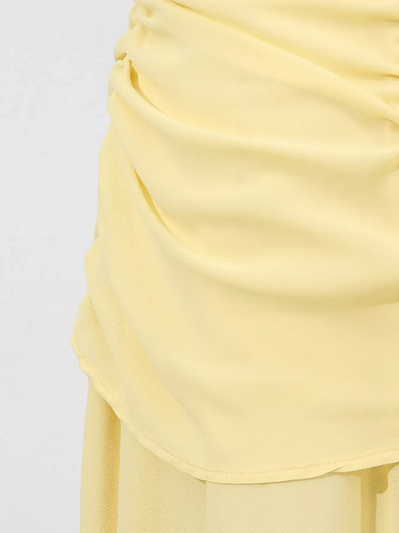 Sleeveless Ruched High-Slit Maxi Dress - Image 12