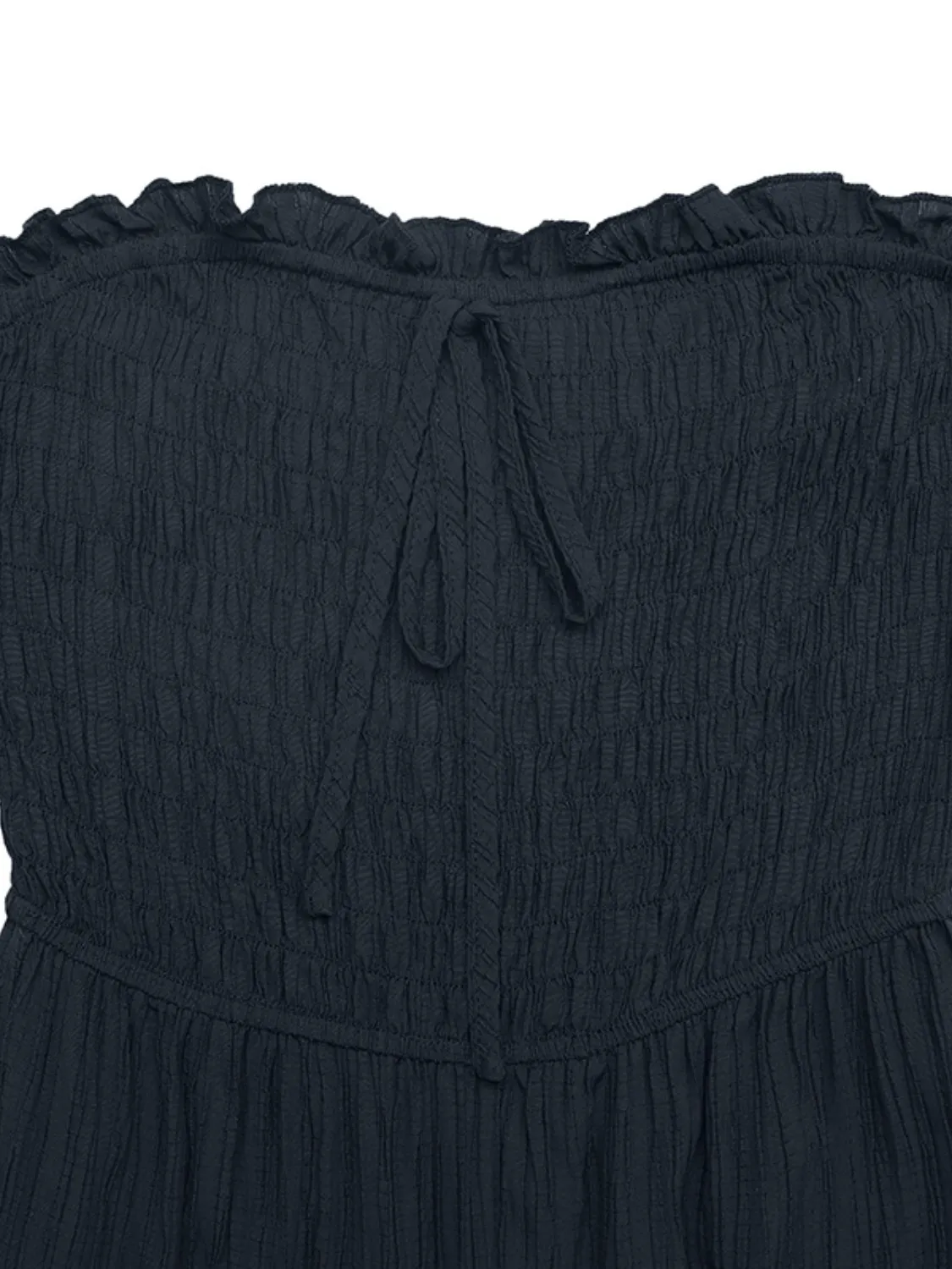 Smocked Tube Wide Leg Jumpsuit - Image 7