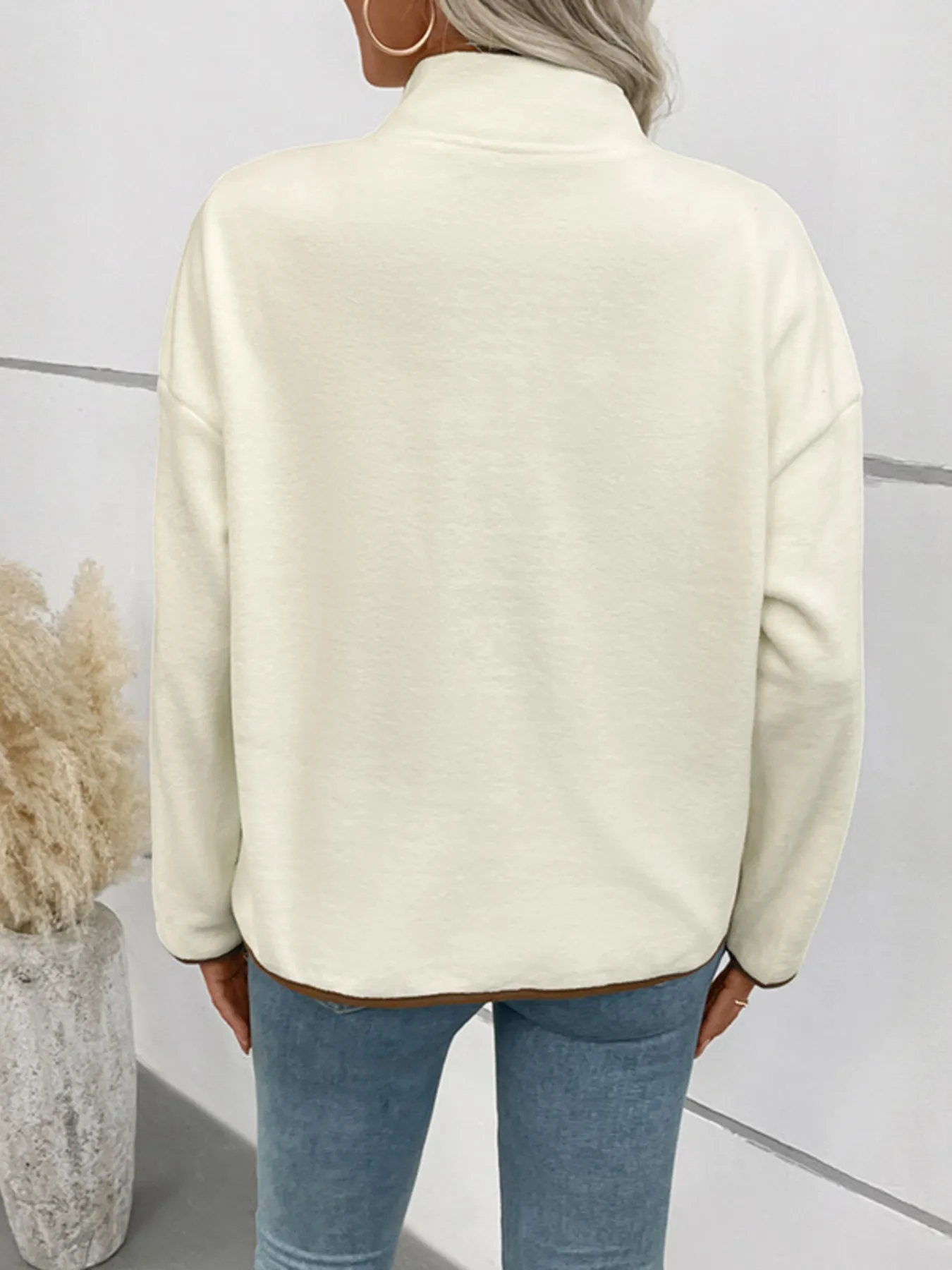 Snap Down Long Sleeve Jacket - Image 7