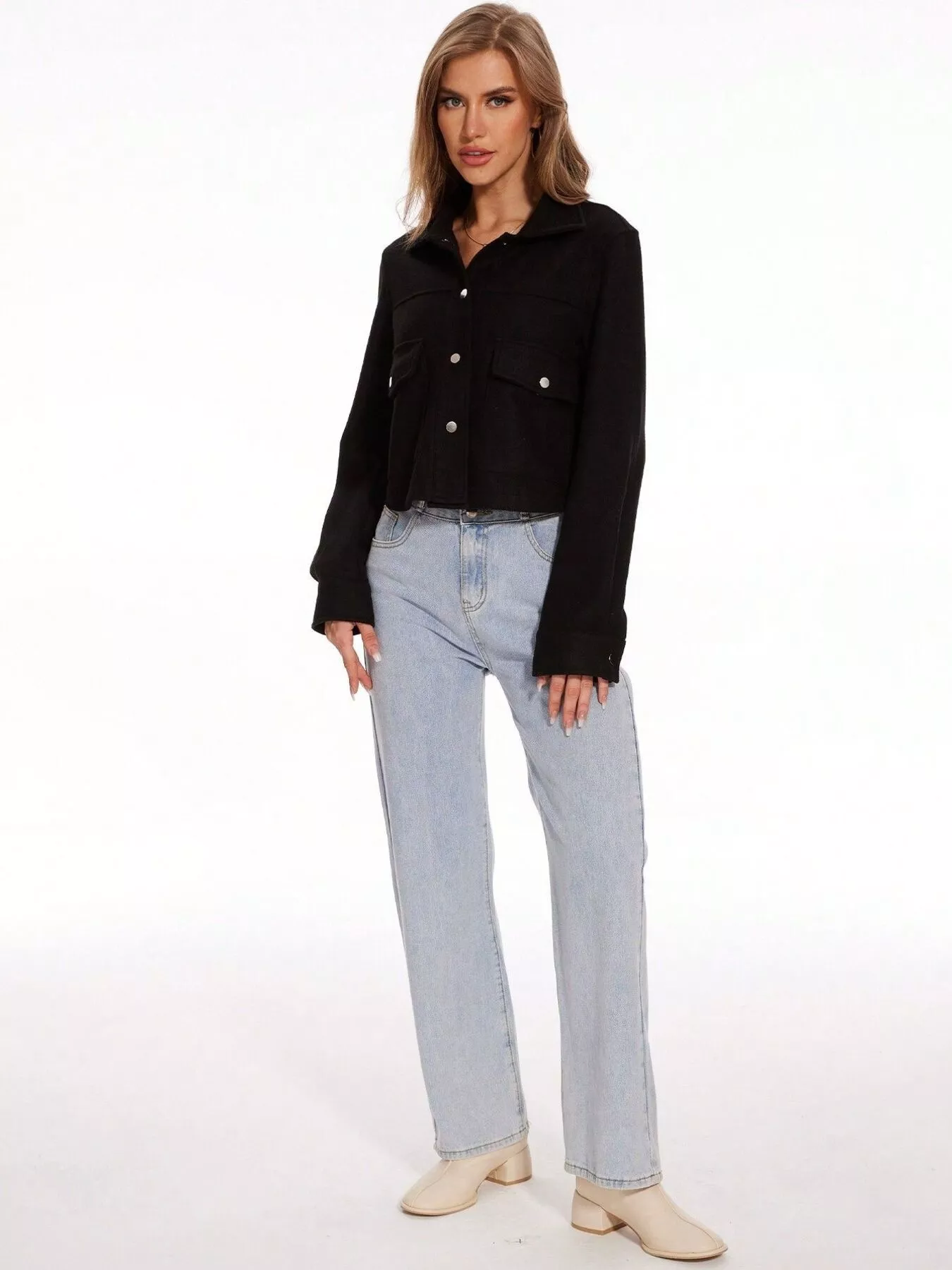 Snap Down Long Sleeve Jacket - Image 20