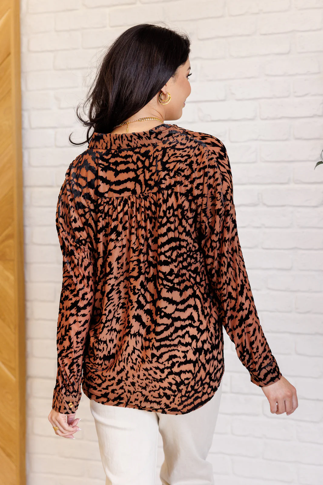 So Fierce Animal Print Blouse - Image 9