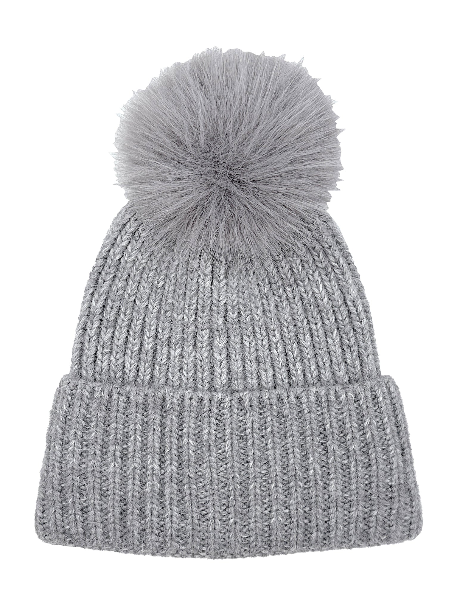 Solid Beanie with Pom - Image 9