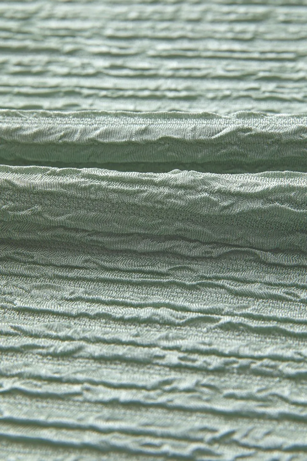 Solid Color Textured Crinkle Short Sleeve T Shirt Dress - Image 9