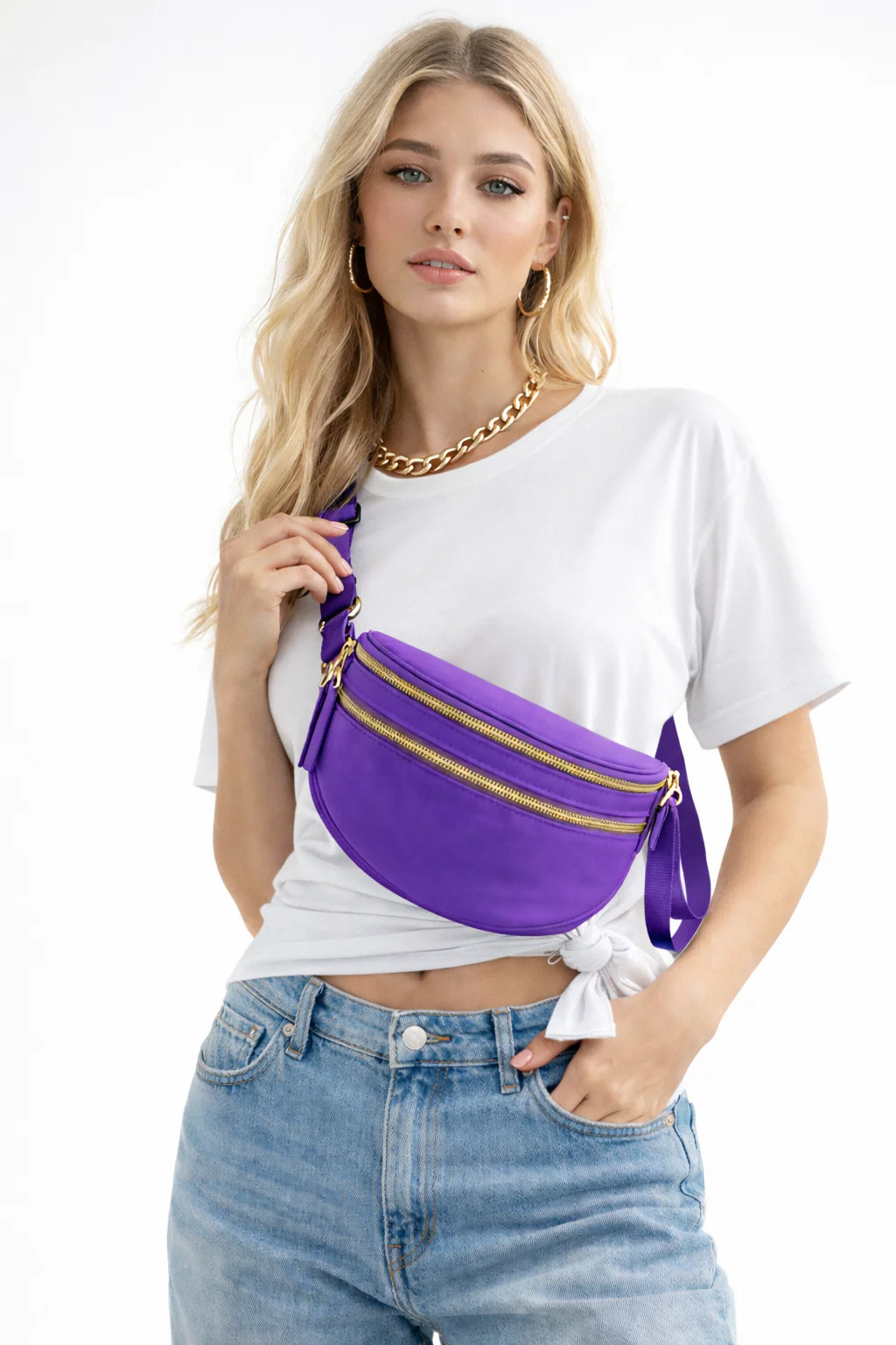 Solid Crossbody Bag - Image 28