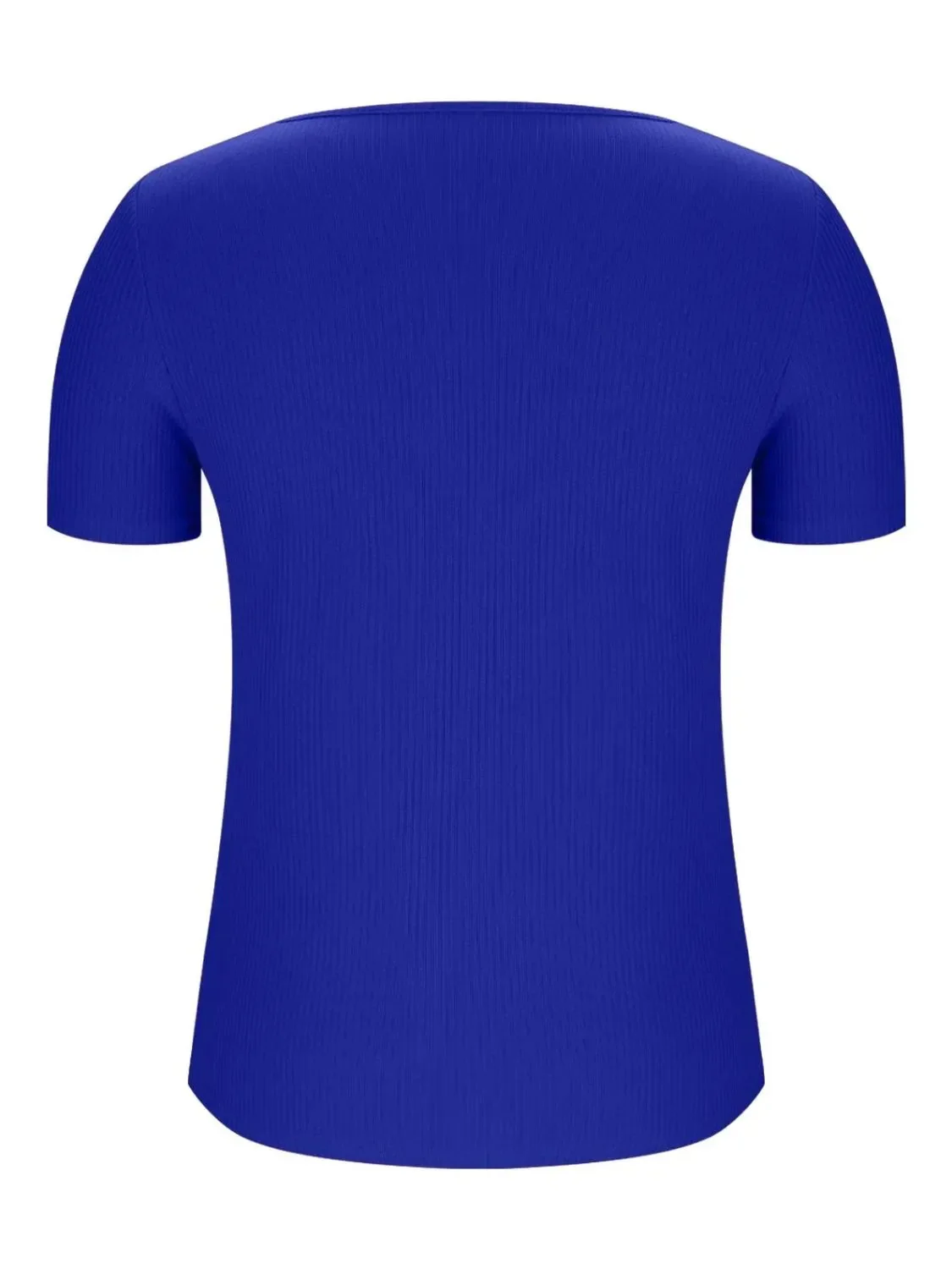 Solid V-Neck Short Sleeve T-Shirt - Image 12