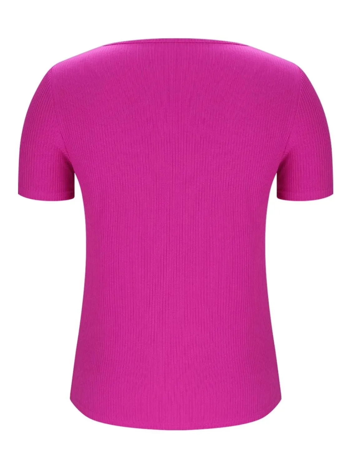 Solid V-Neck Short Sleeve T-Shirt - Image 16