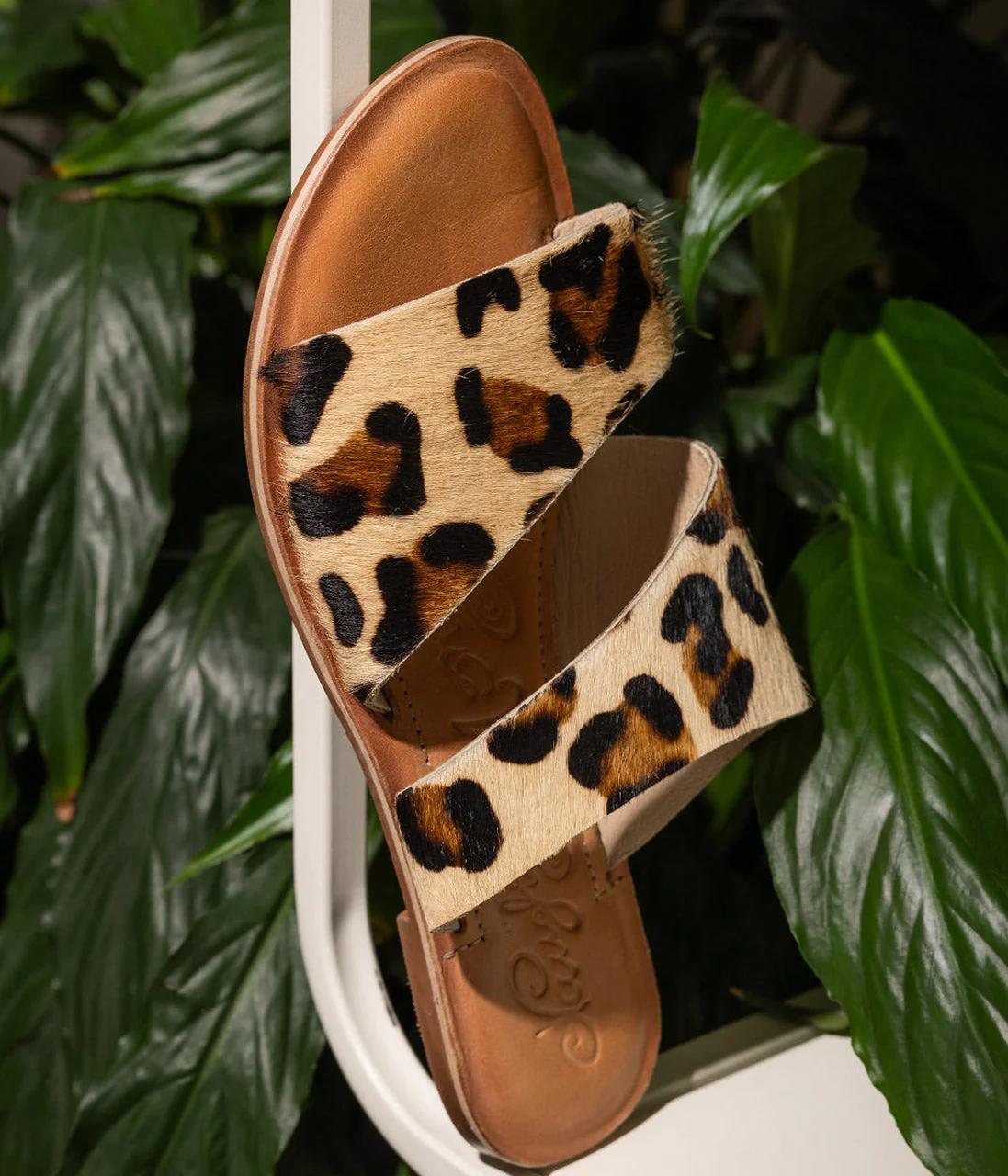 Spirited Dual Strap Slide in Leopard - Image 3