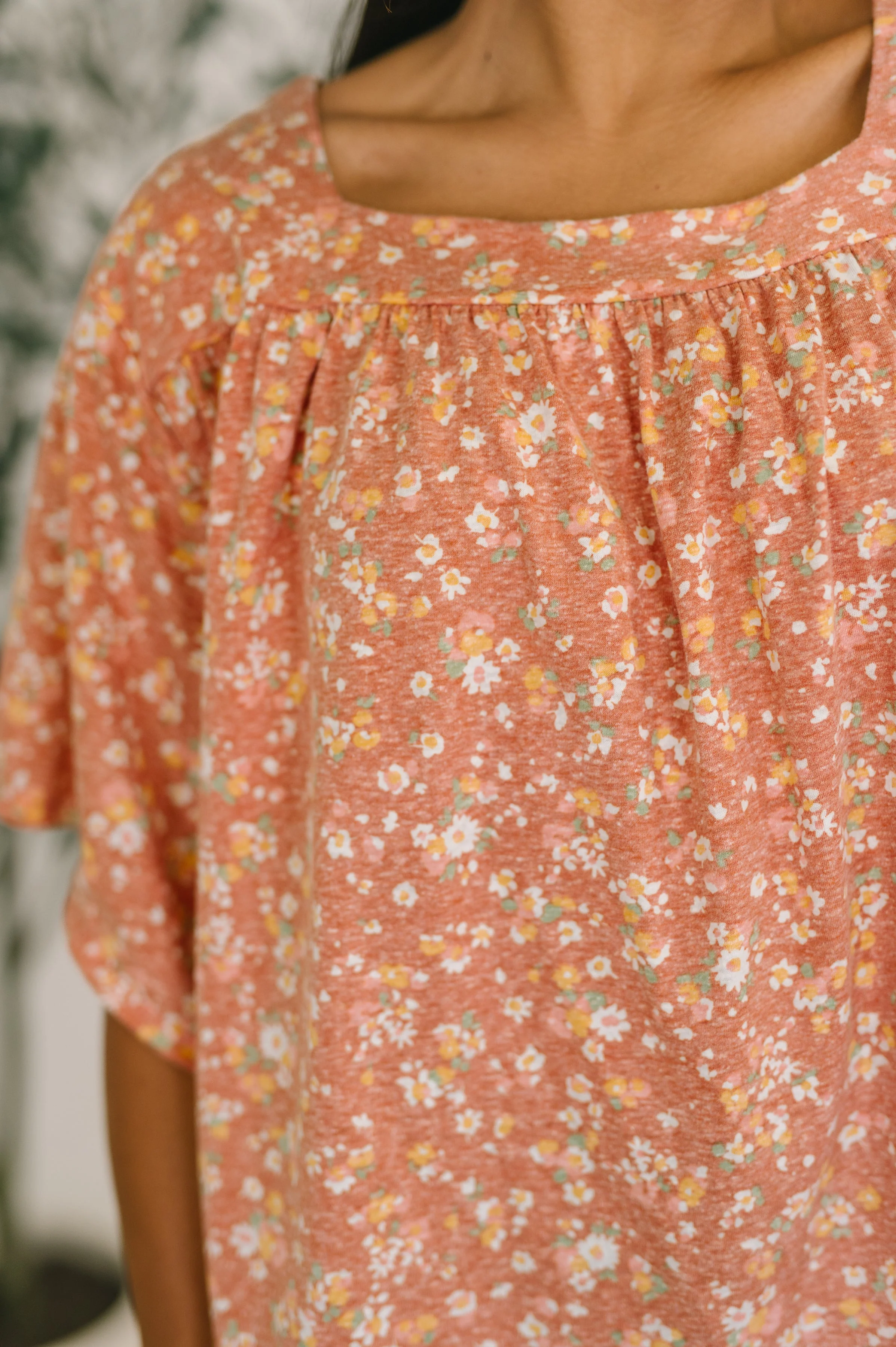 Spring Breeze Square Beck Top in Dusty Rose - Image 2