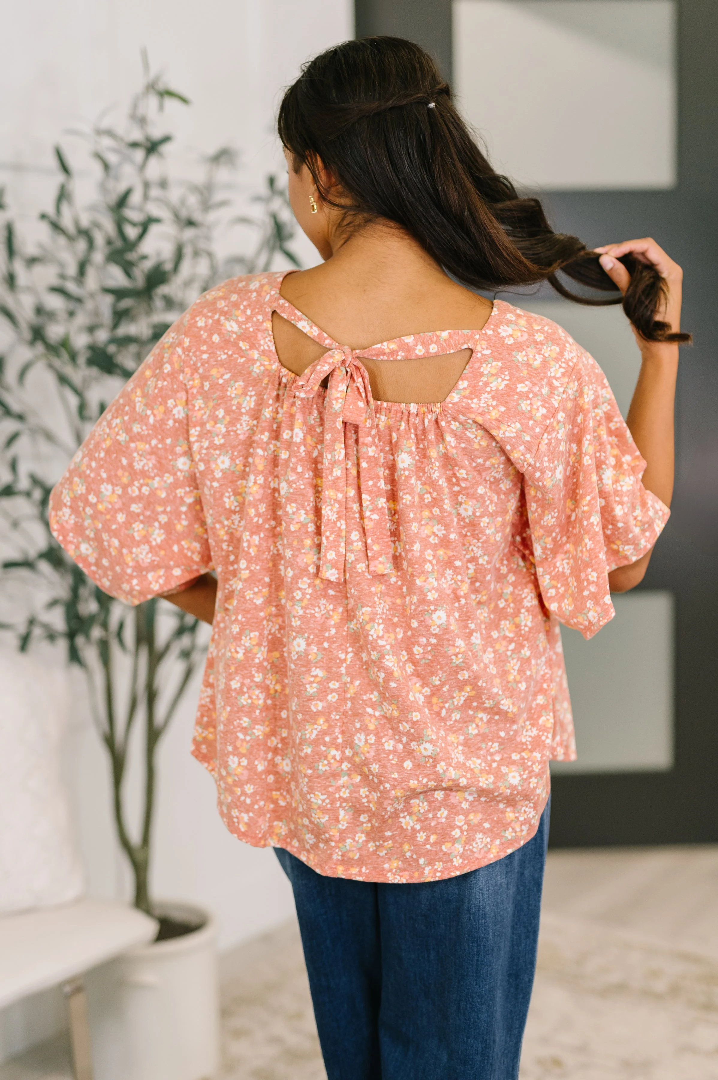 Spring Breeze Square Beck Top in Dusty Rose - Image 6