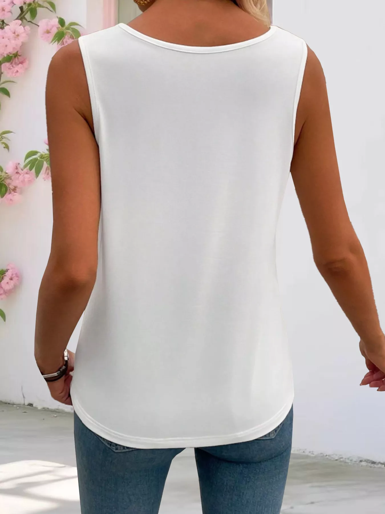 Square Neck Tank Top - Image 5