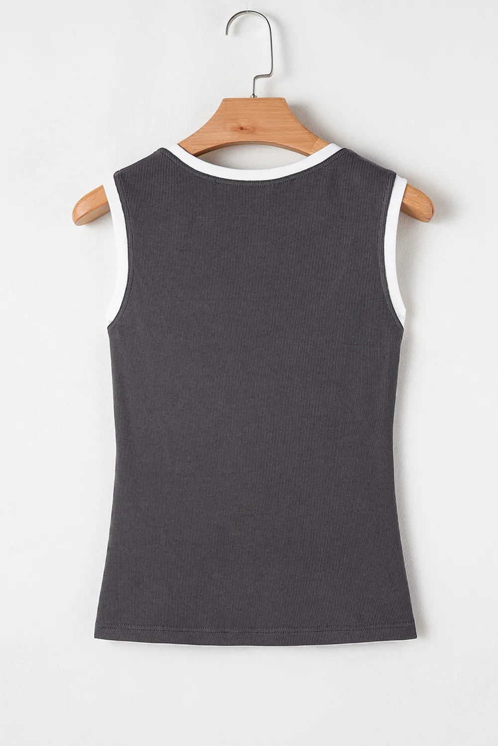 Square Neck Wide Strap Tank - Image 8