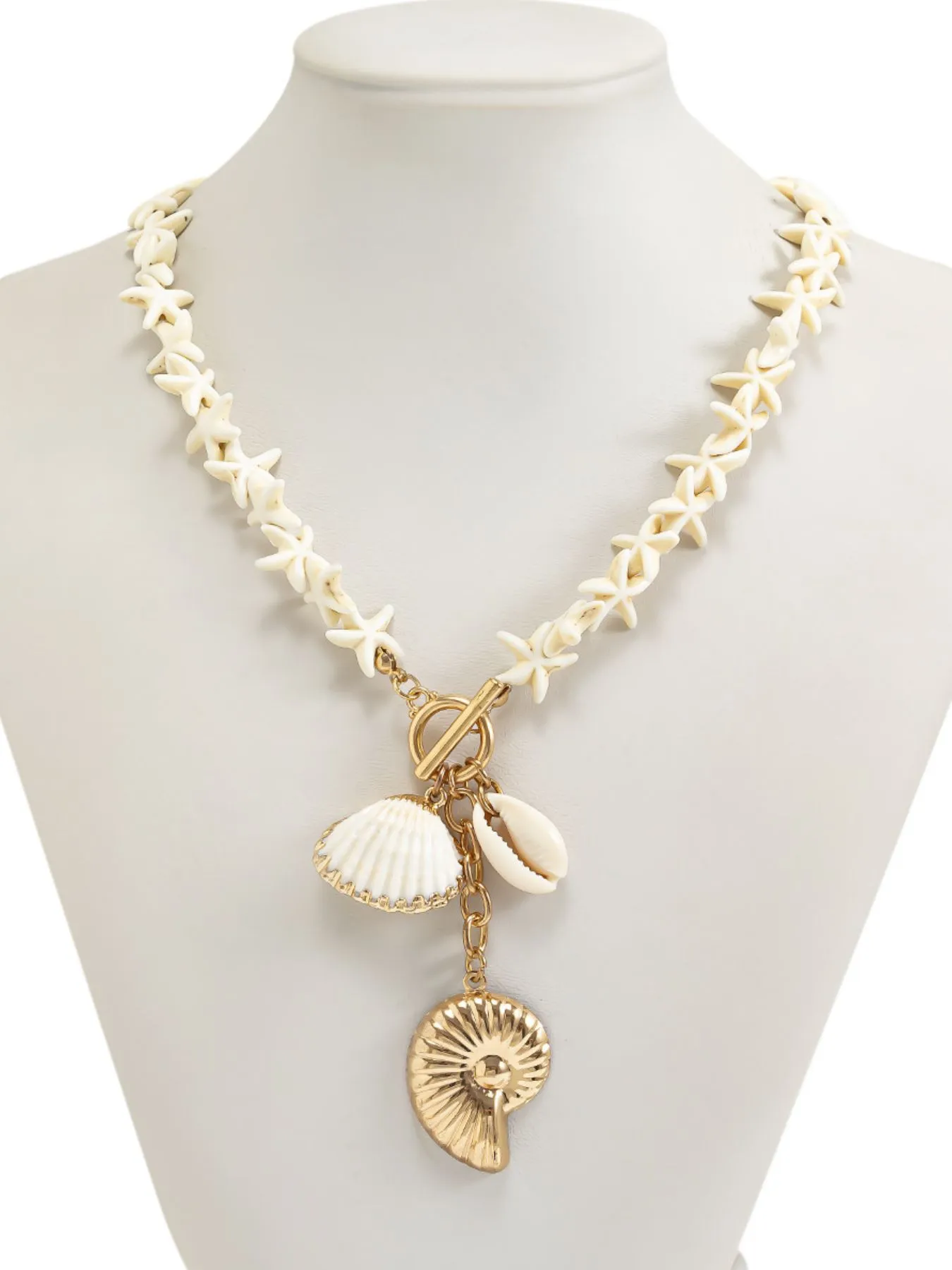 Starfish Shell Pendant Necklace - Image 3