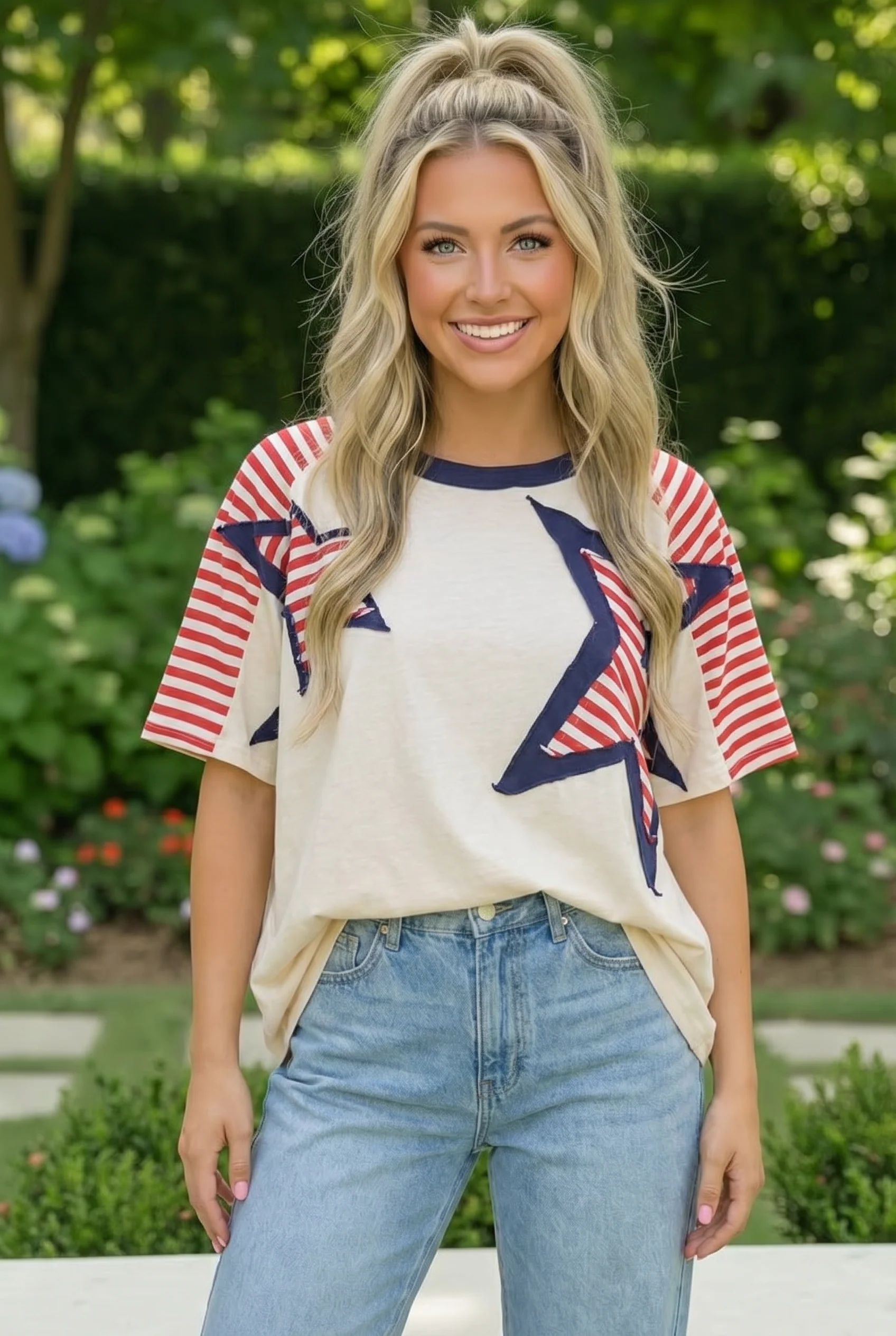 Stars and Stripes Forever Graphic Tee - Image 4