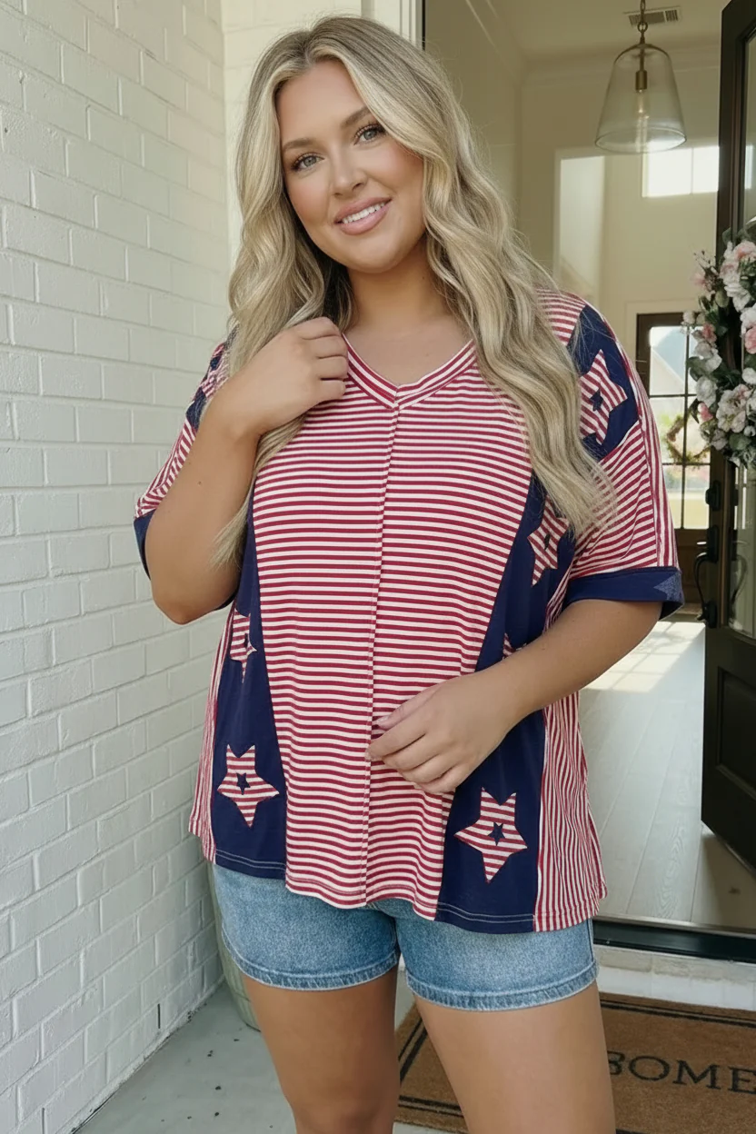 Stars and Stripes Forever Oversized Top - Image 9