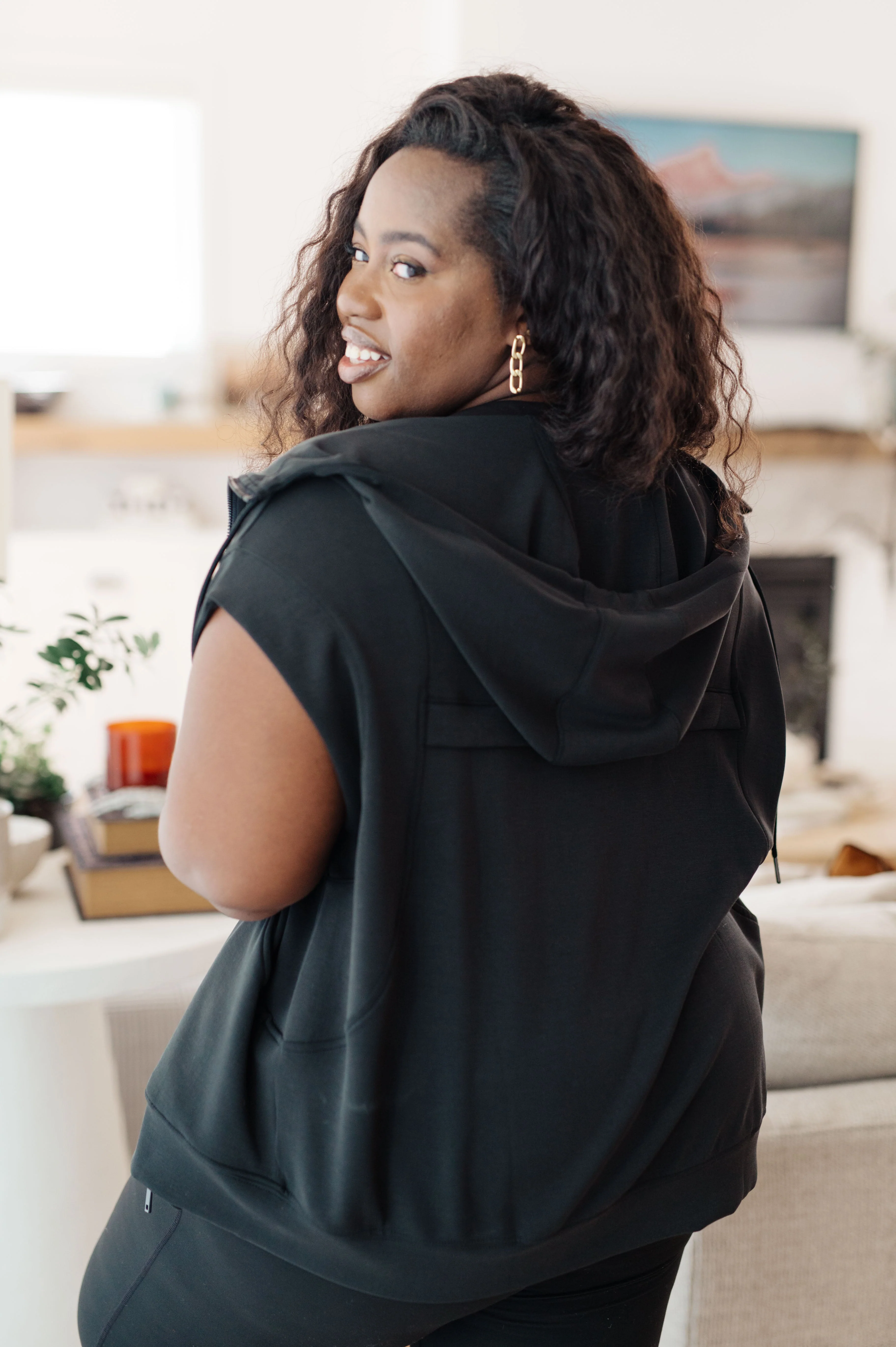 Still Moving Sleeveless Hoodie - Image 8
