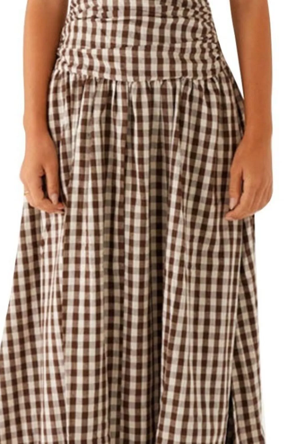 Strapless Ruched Maxi Dress - Image 3