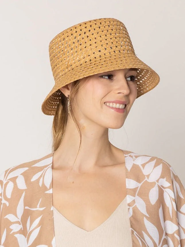 Straw Bucket Hat
