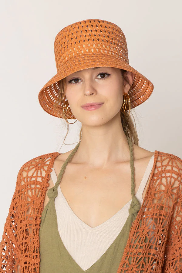 Straw Bucket Hat - Image 8