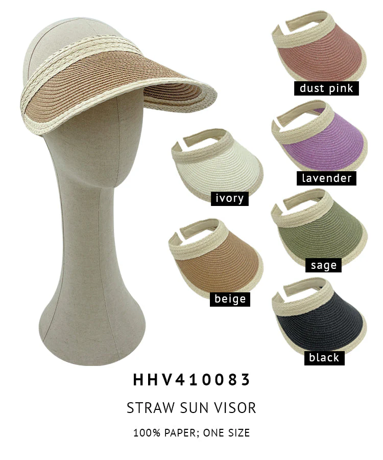 Straw Sun Visor - Image 5