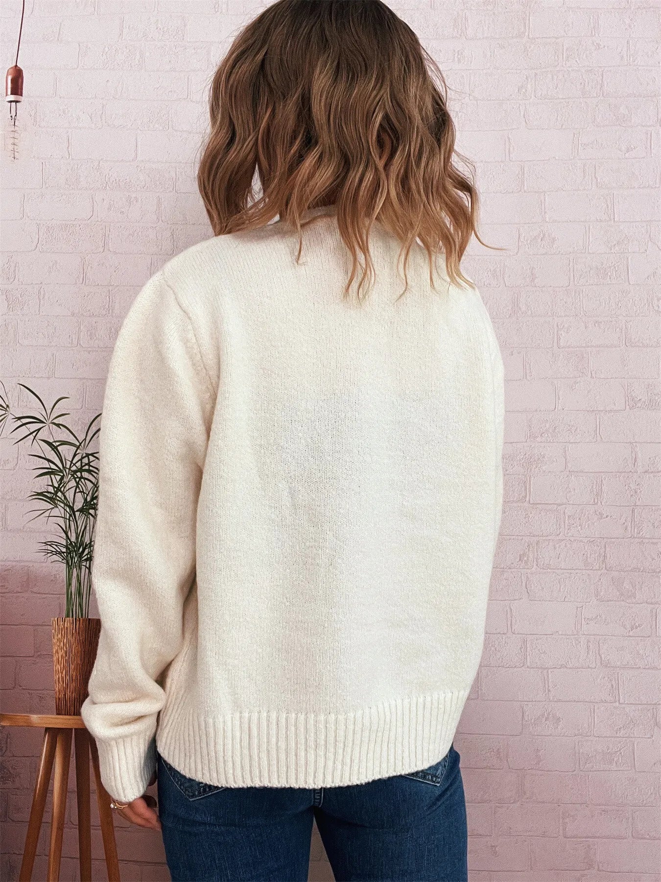 Strawberry Button Up Long Sleeve Cardigan - Image 16