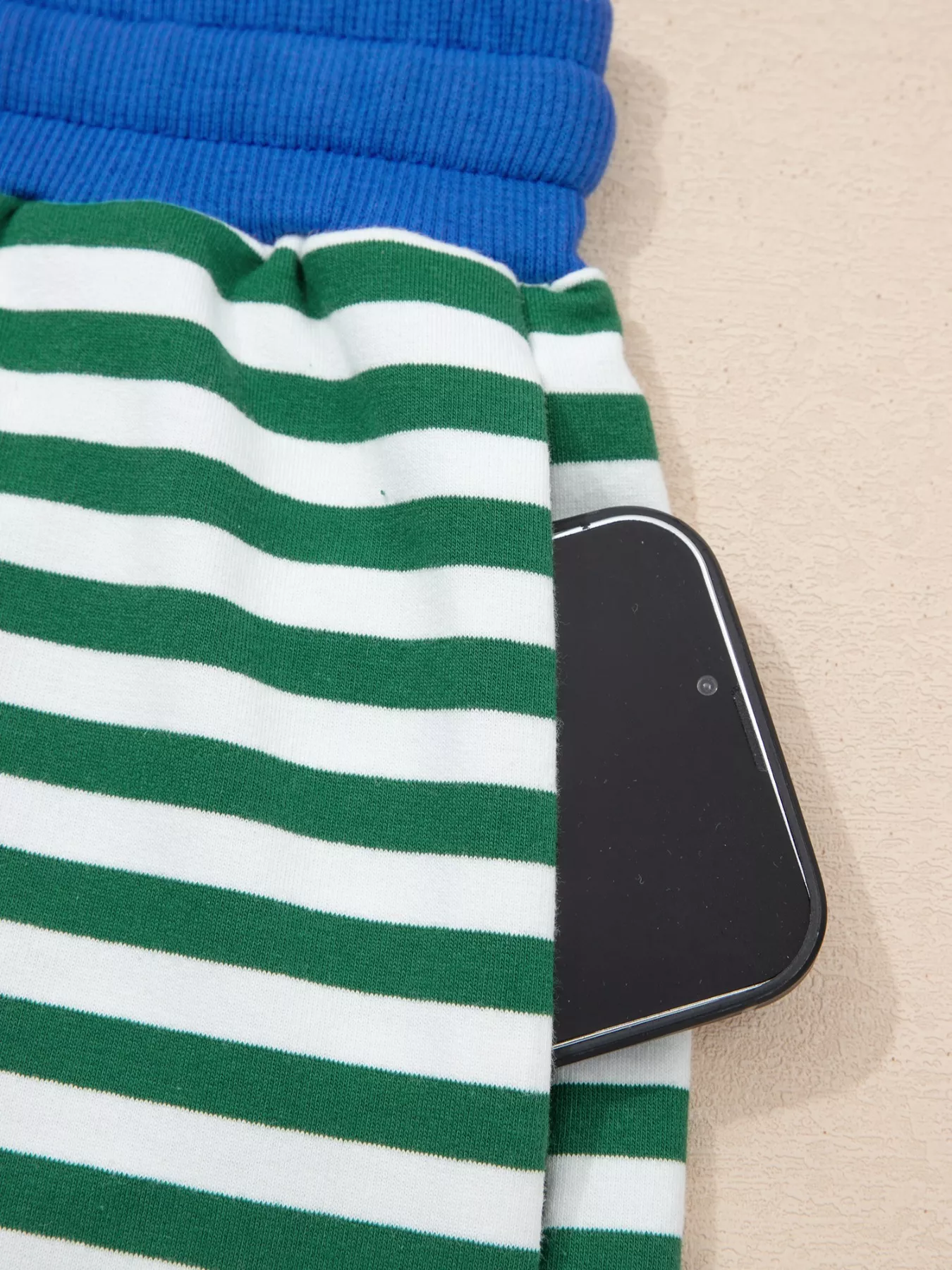 Stripe Boxy Tee and Drawstring Elastic Waist Shorts Set - Image 10