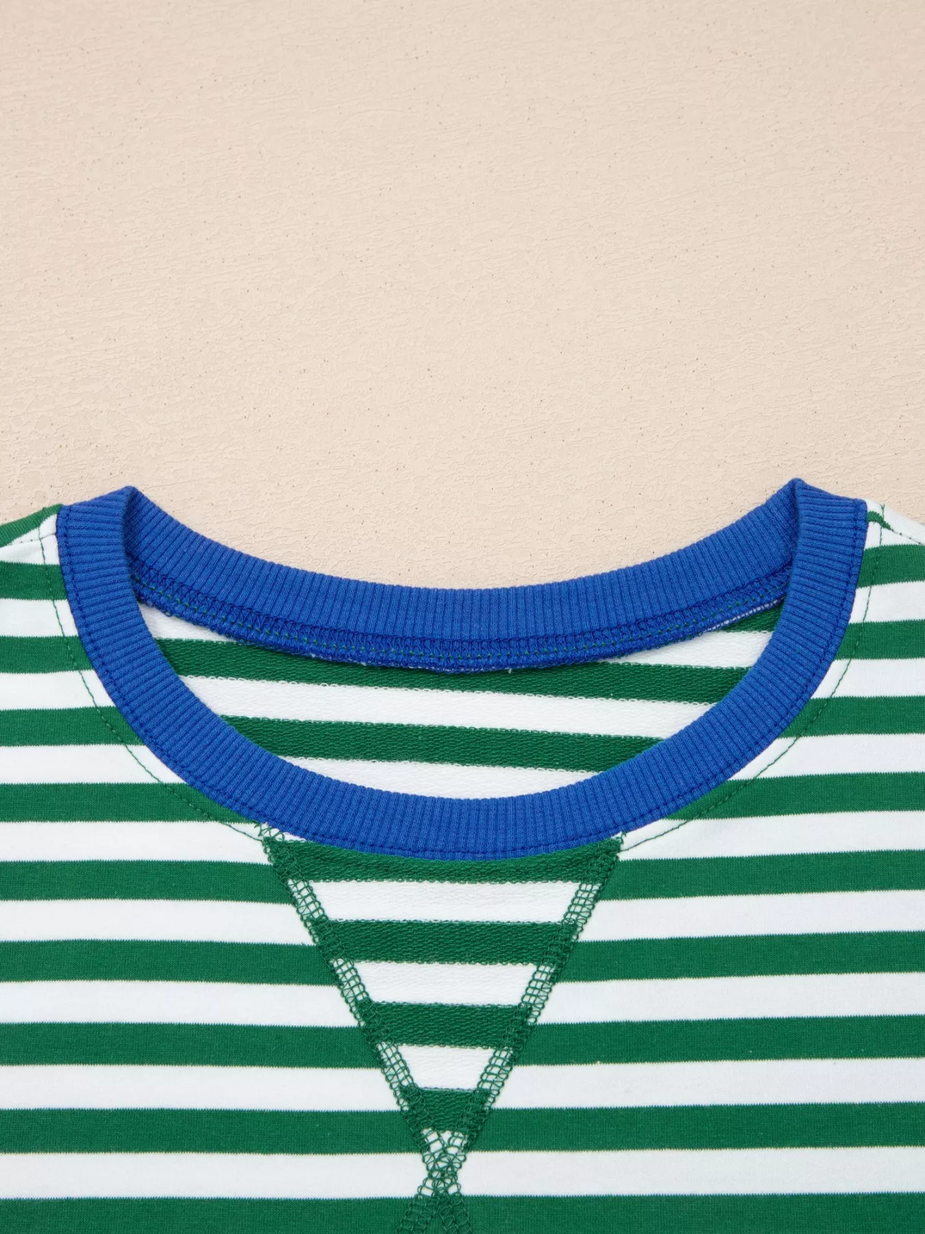 Stripe Boxy Tee and Drawstring Elastic Waist Shorts Set - Image 7