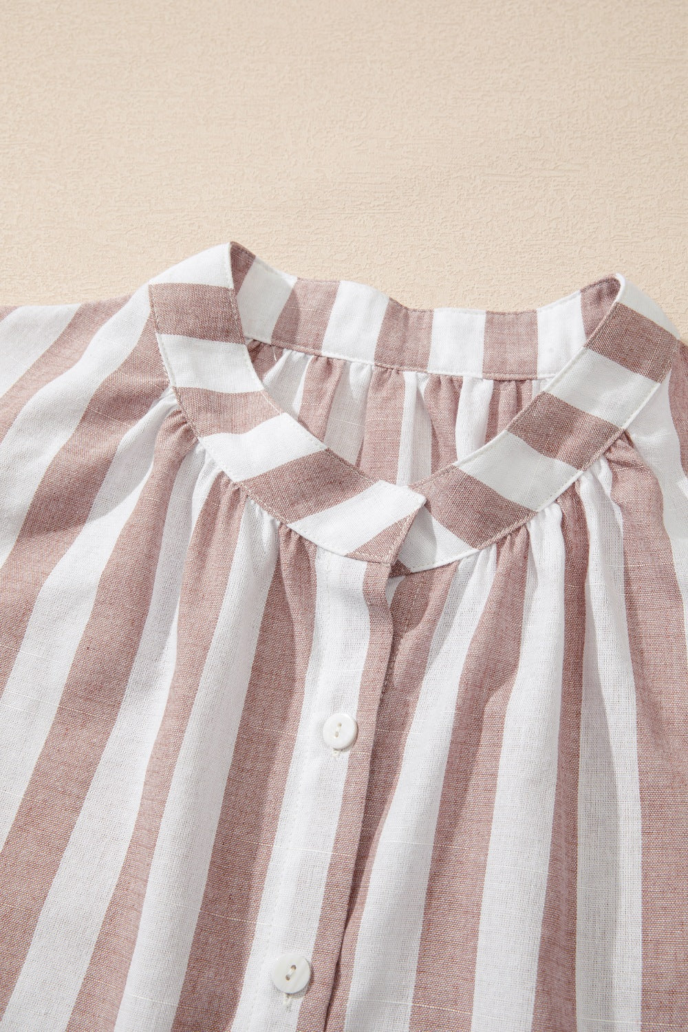 Stripe Button Down Sleeveless Shirt - Image 5